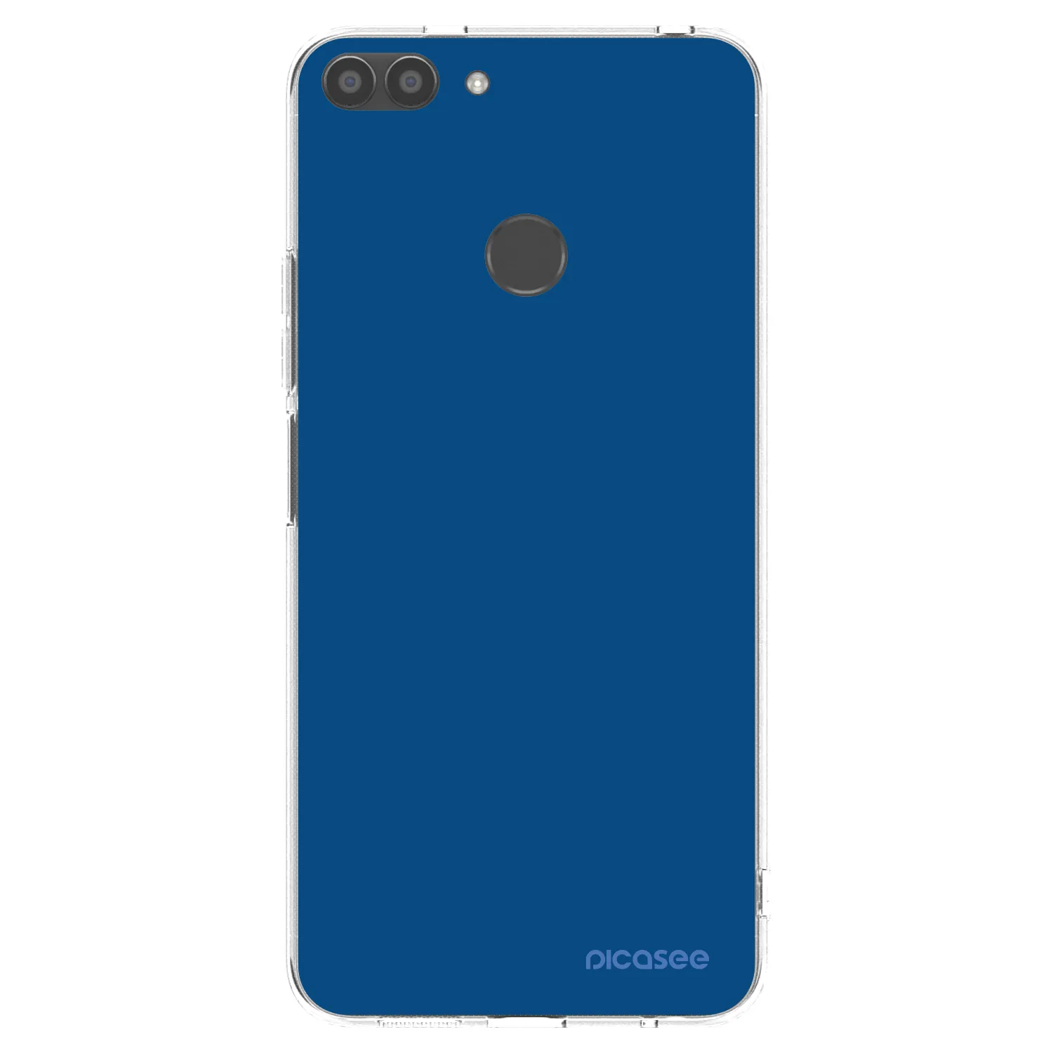 Picasee átlátszó szilikon tok az alábbi mobiltelefonokra Huawei P Smart - Navy Blue