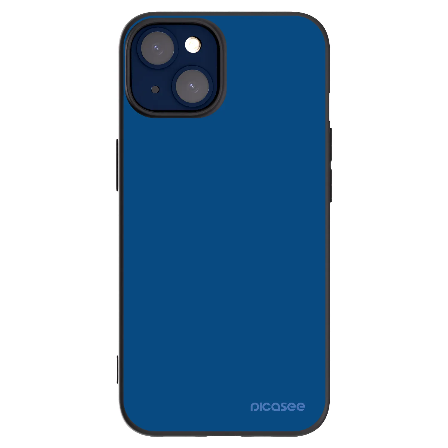 Picasee fekete szilikon tok az alábbi mobiltelefonokra Apple iPhone 14 - Navy Blue