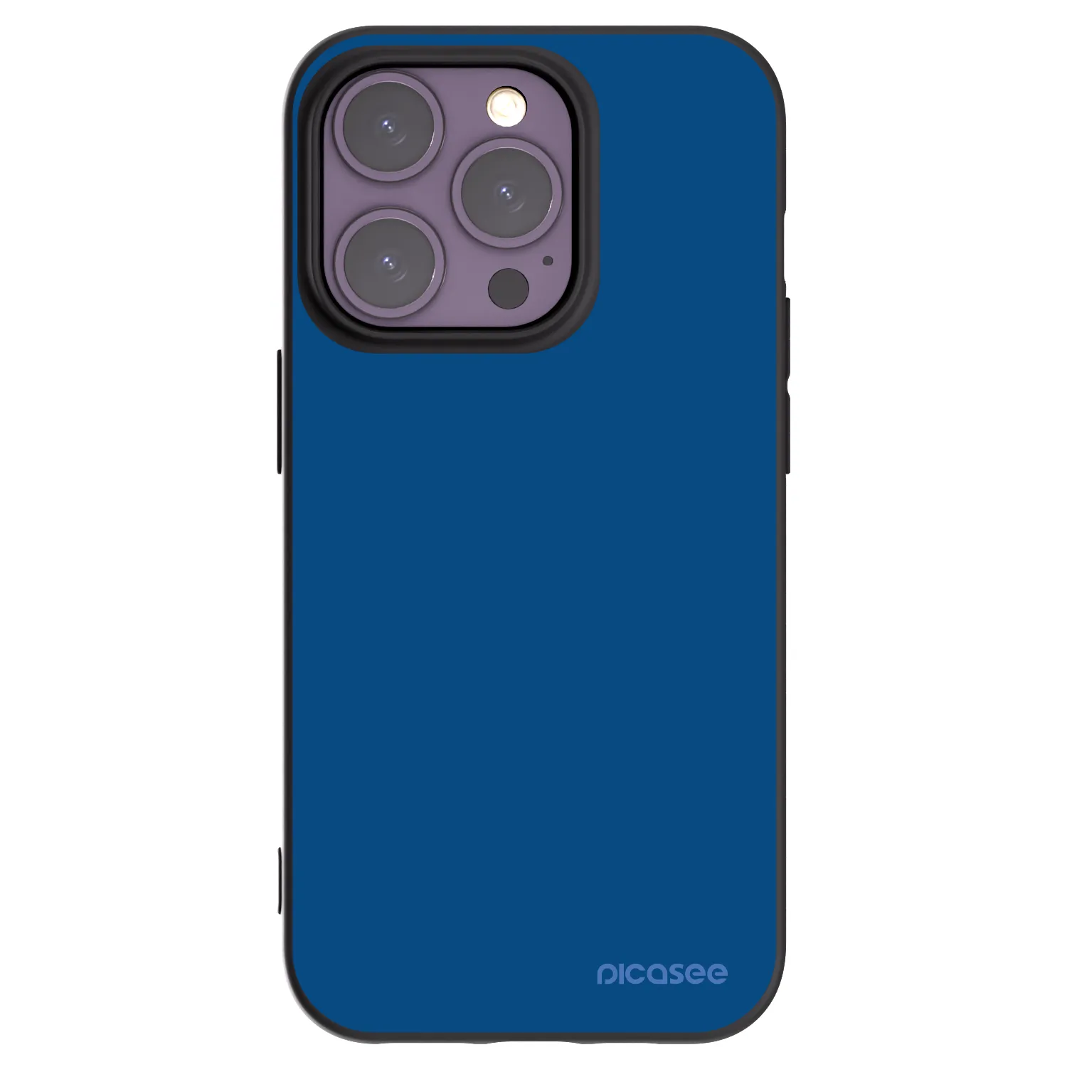 Picasee fekete szilikon tok az alábbi mobiltelefonokra Apple iPhone 14 Pro - Navy Blue