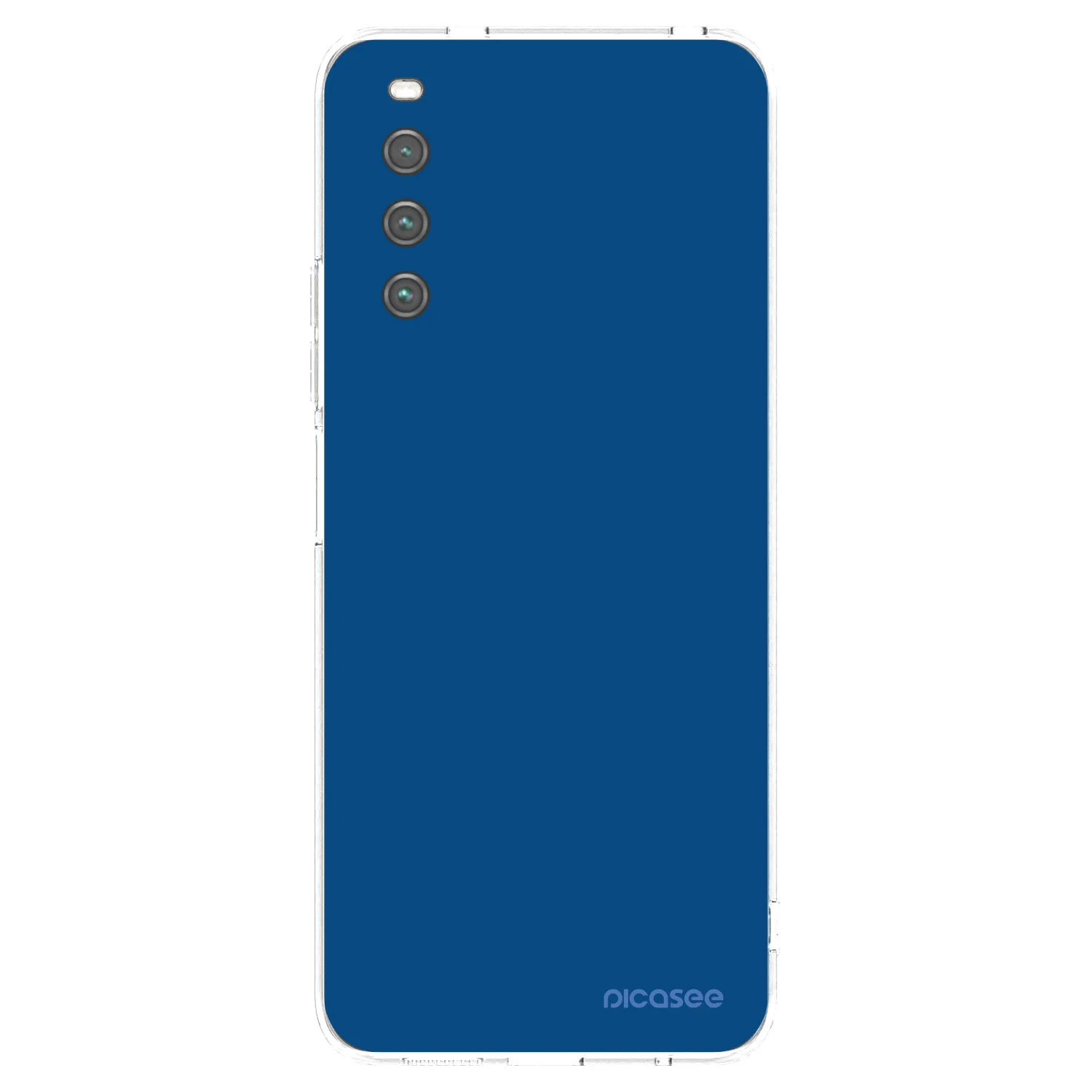 Picasee átlátszó szilikon tok az alábbi mobiltelefonokra Sony Xperia 10 IV 5G - Navy Blue