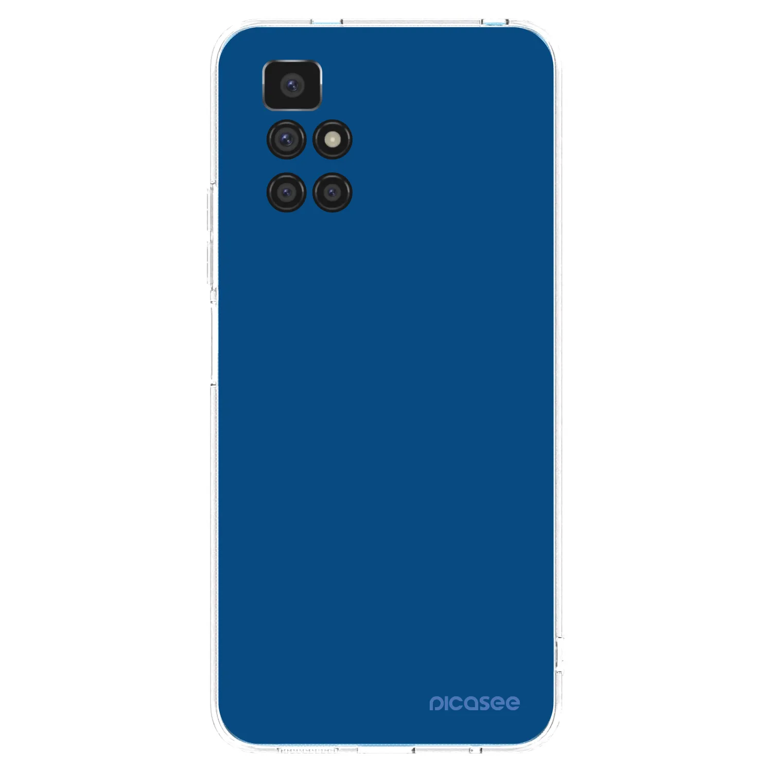 Picasee átlátszó szilikon tok az alábbi mobiltelefonokra Xiaomi Redmi 10 (2022) - Navy Blue