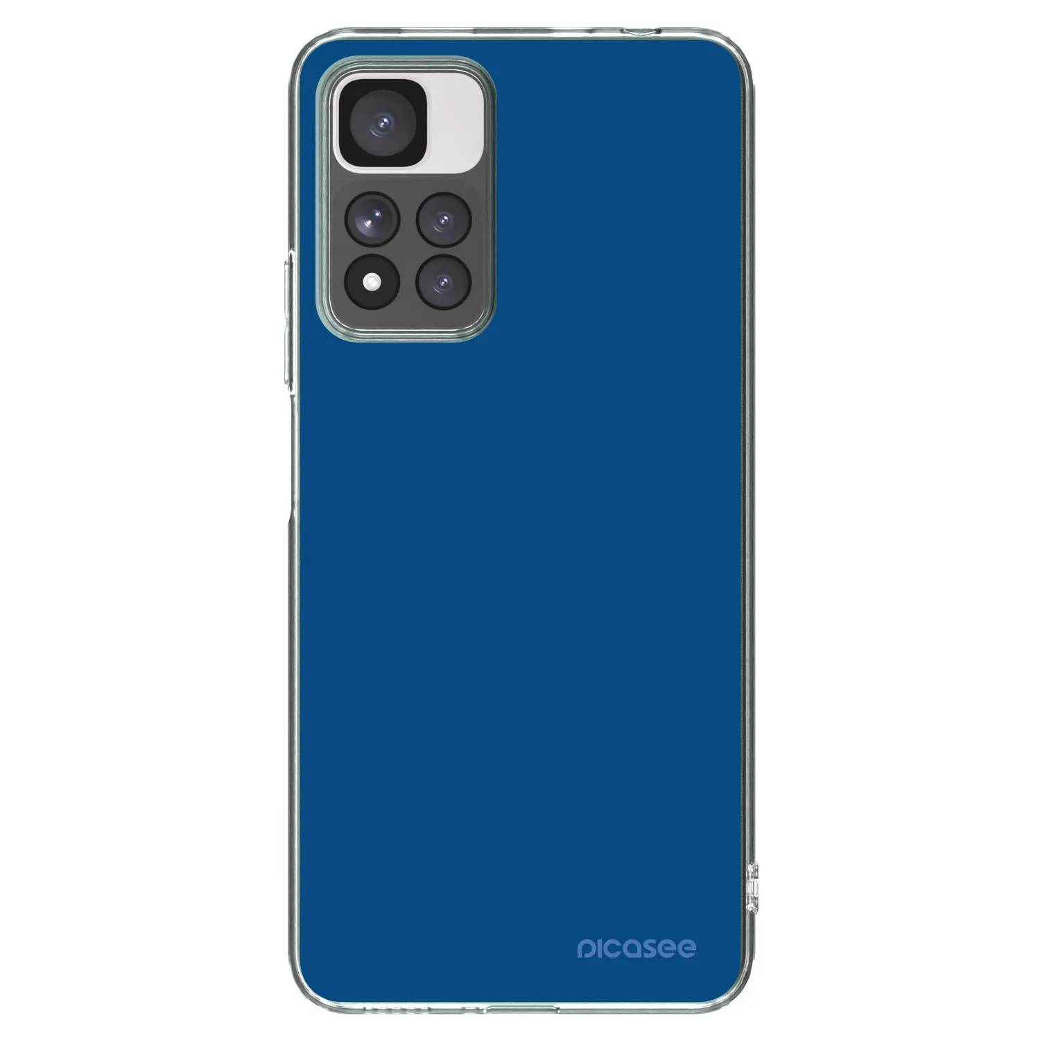 Picasee átlátszó szilikon tok az alábbi mobiltelefonokra Xiaomi Redmi Note 11 Pro+ 5G - Navy Blue