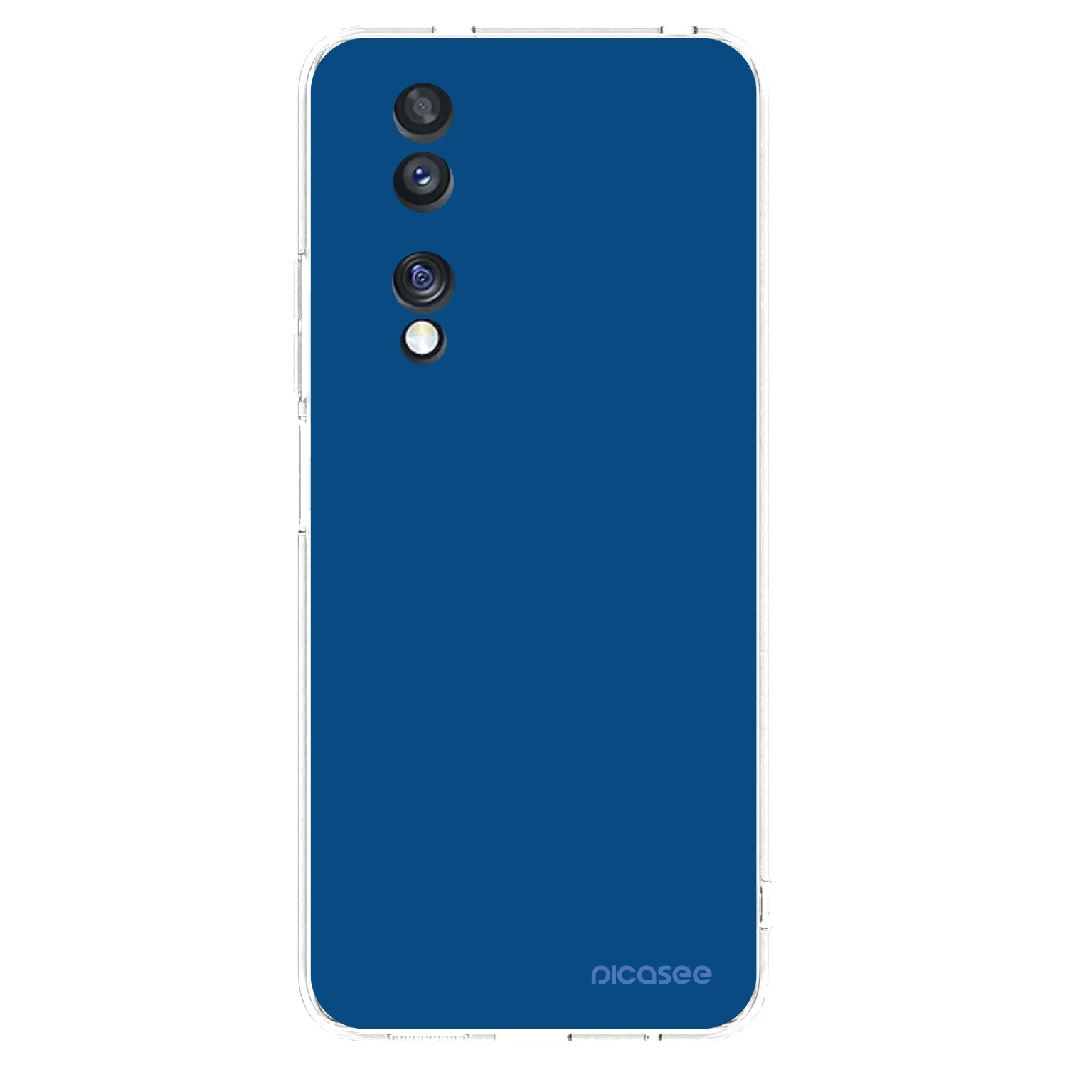 Picasee átlátszó szilikon tok az alábbi mobiltelefonokra Honor 70 - Navy Blue