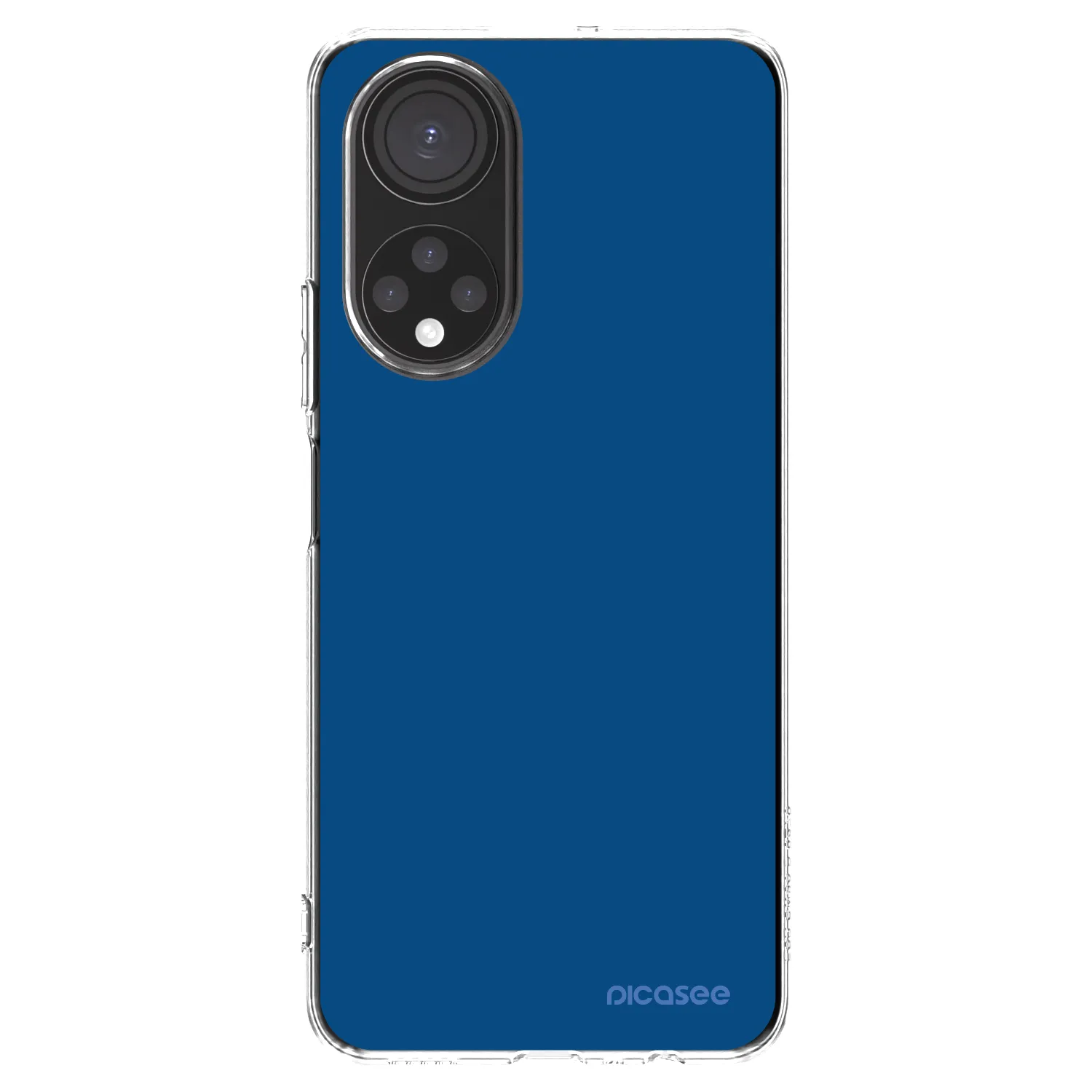 Picasee átlátszó szilikon tok az alábbi mobiltelefonokra Honor X7 - Navy Blue