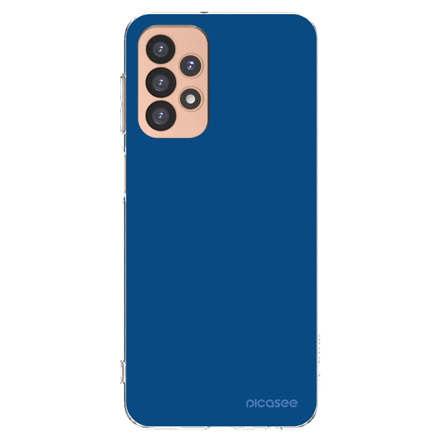 Picasee átlátszó szilikon tok az alábbi mobiltelefonokra Samsung Galaxy A23 A236B 5G - Navy Blue
