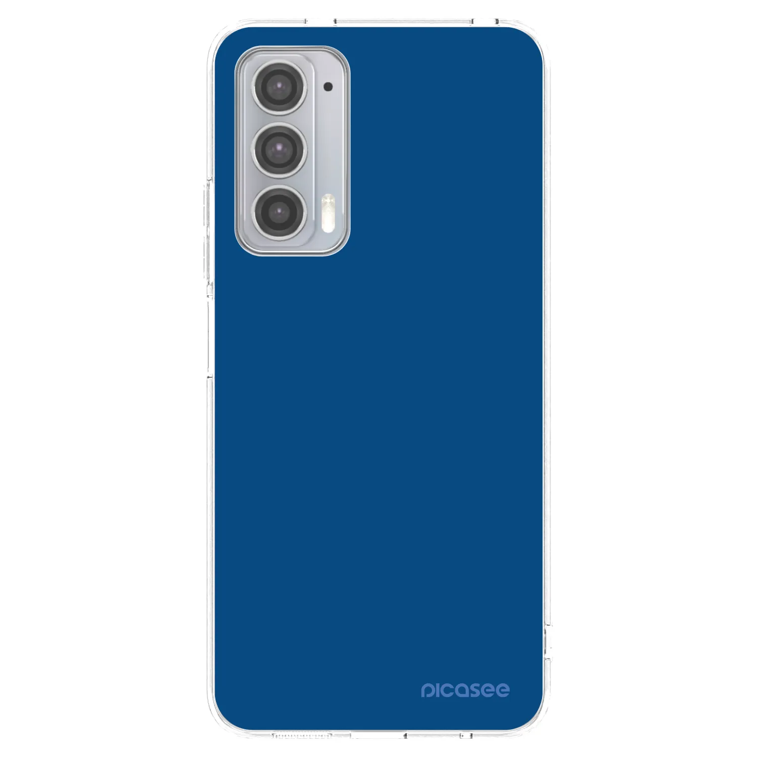 Picasee átlátszó szilikon tok az alábbi mobiltelefonokra Motorola Edge 20 - Navy Blue