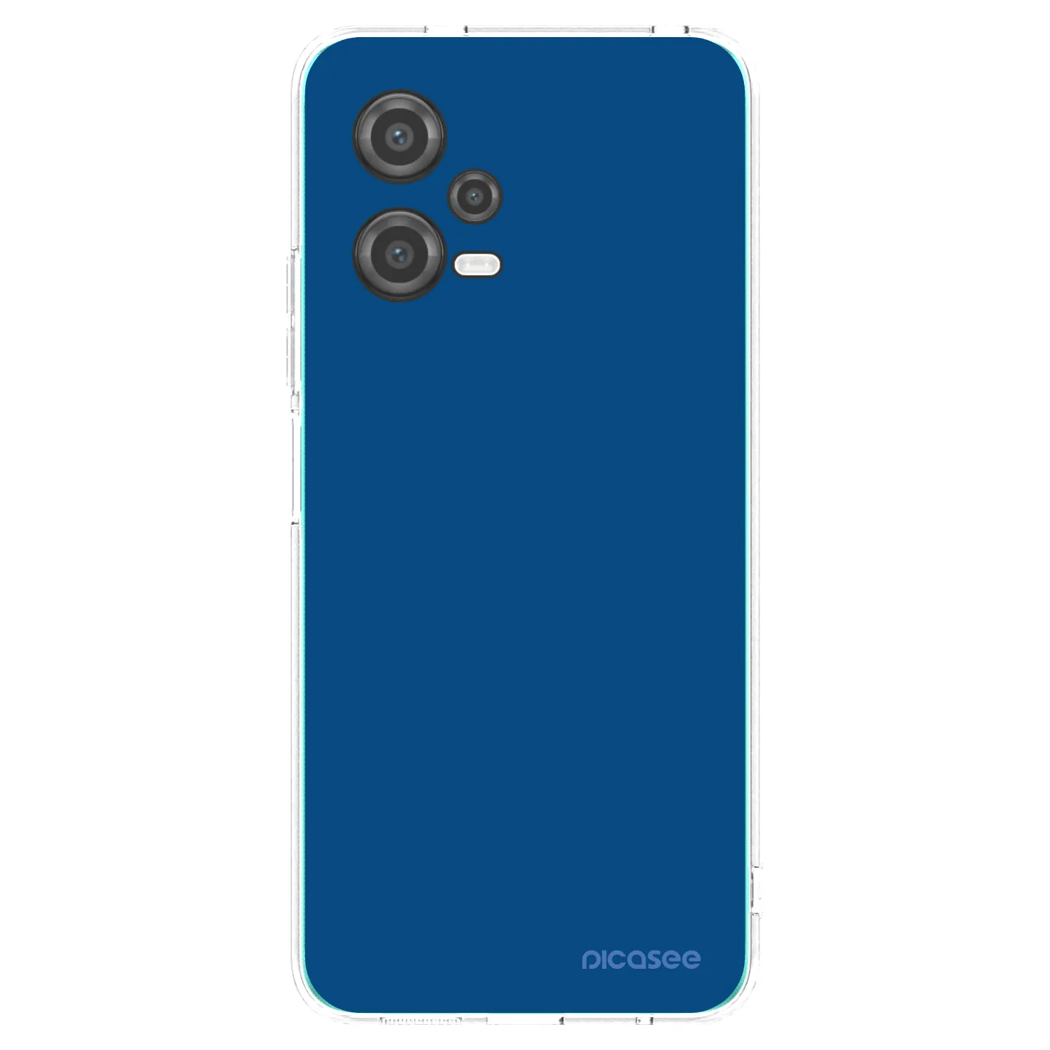 Picasee átlátszó szilikon tok az alábbi mobiltelefonokra Xiaomi Poco X5 - Navy Blue