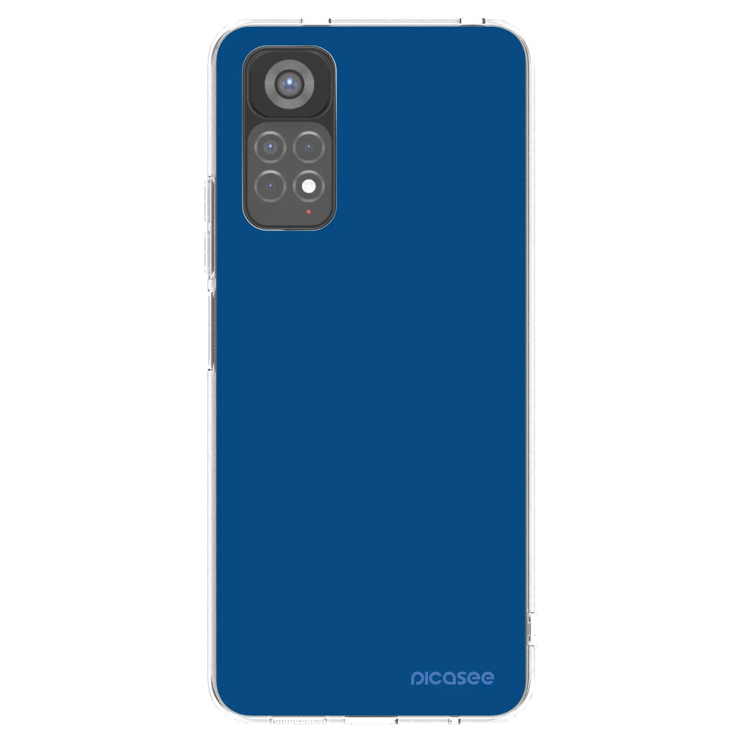 Picasee átlátszó szilikon tok az alábbi mobiltelefonokra Xiaomi Redmi Note 11S 5G - Navy Blue
