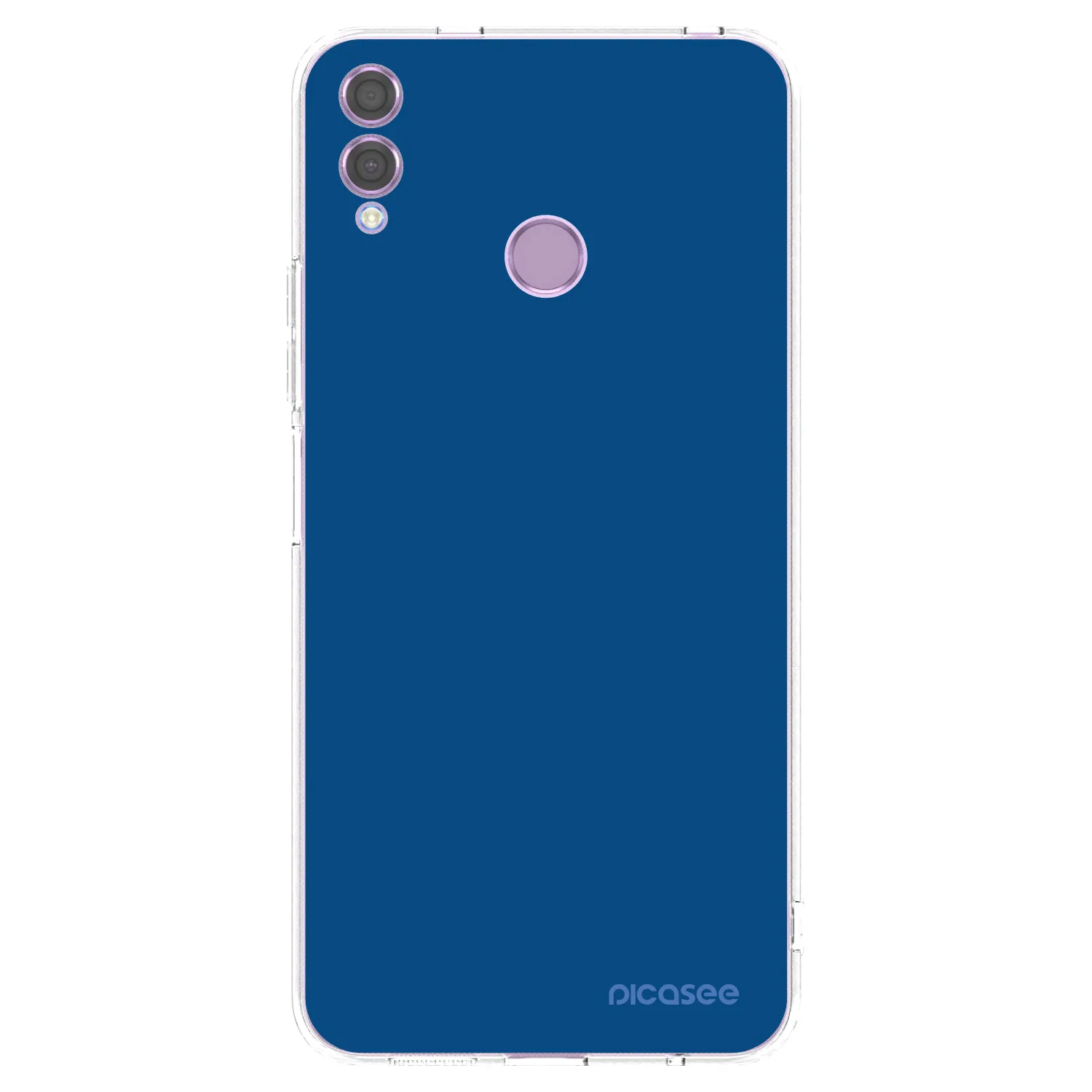 Picasee átlátszó szilikon tok az alábbi mobiltelefonokra Honor 8X - Navy Blue