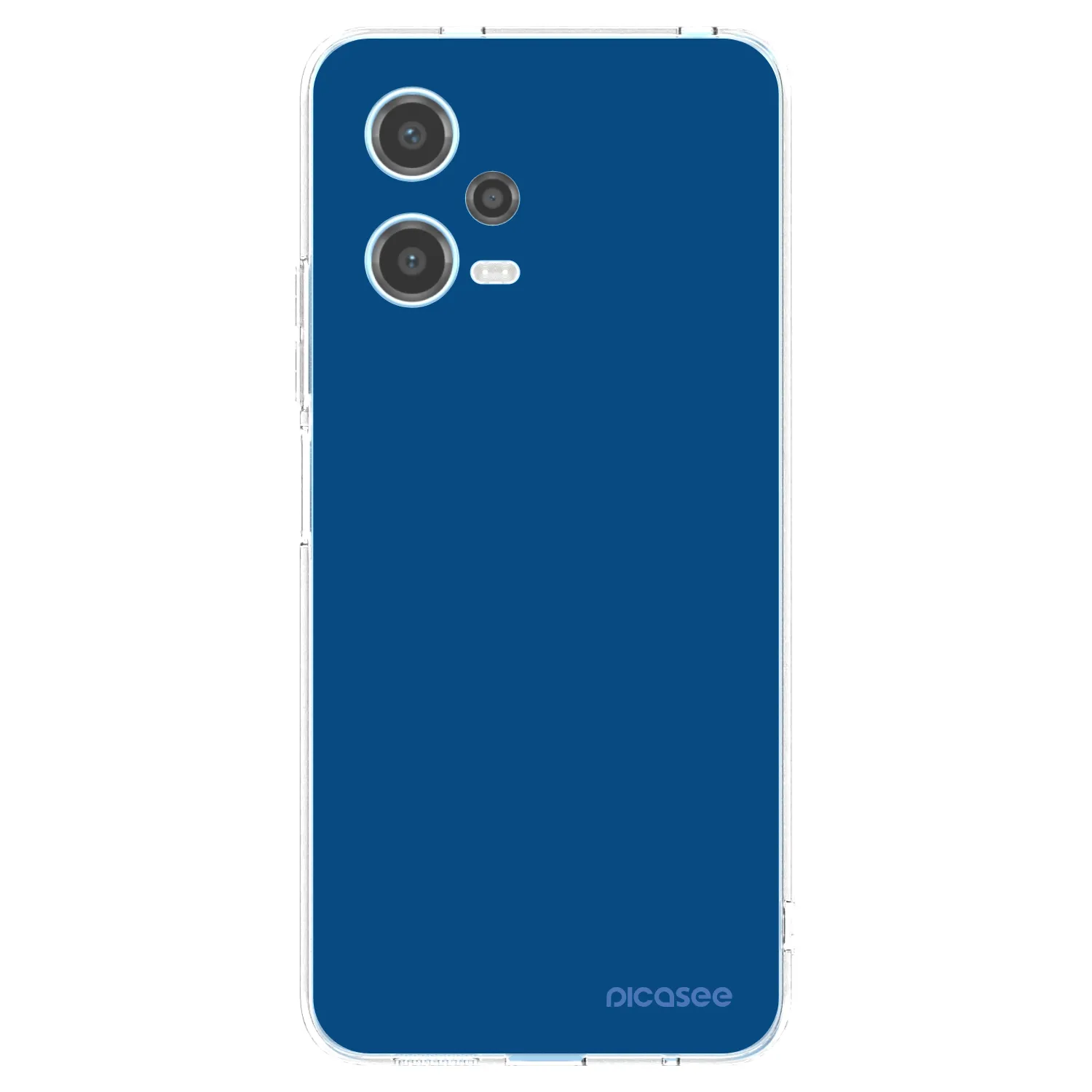 Picasee átlátszó szilikon tok az alábbi mobiltelefonokra Xiaomi Redmi Note 12 5G - Navy Blue