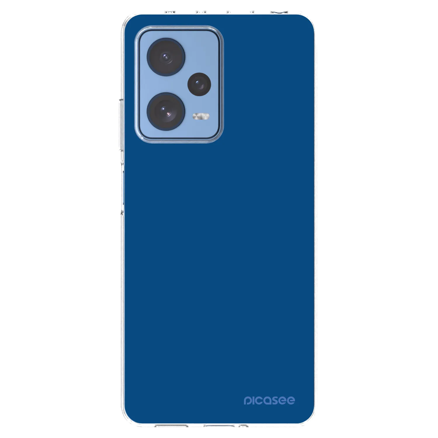 Picasee átlátszó szilikon tok az alábbi mobiltelefonokra Xiaomi Redmi Note 12 Pro 5G - Navy Blue