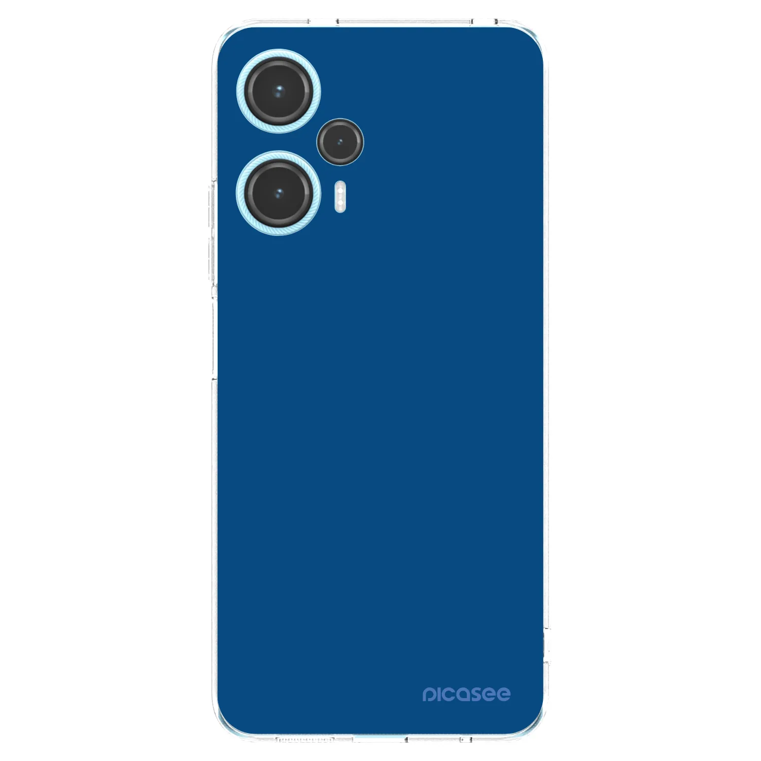 Picasee átlátszó szilikon tok az alábbi mobiltelefonokra Xiaomi Poco F5 - Navy Blue