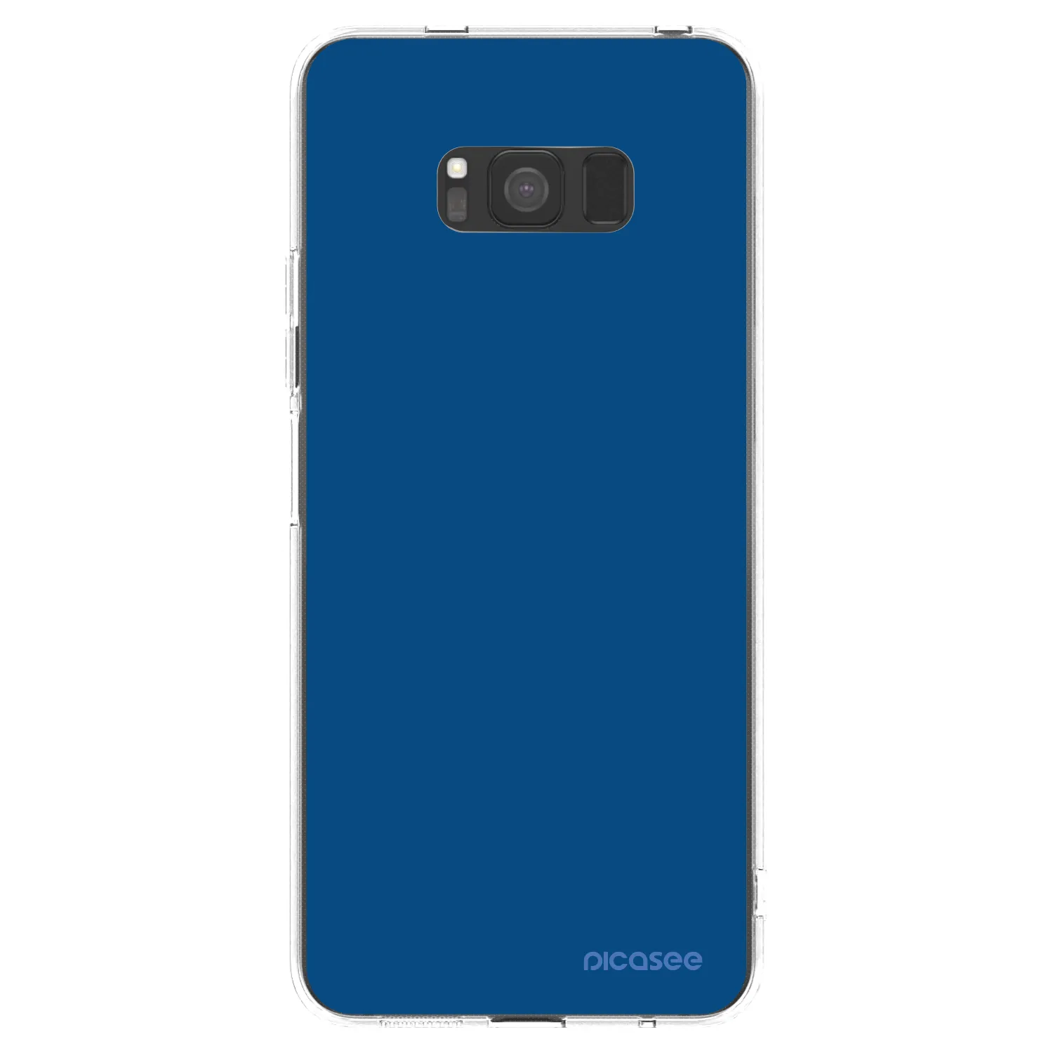 Picasee átlátszó szilikon tok az alábbi mobiltelefonokra Samsung Galaxy S8 G950F - Navy Blue