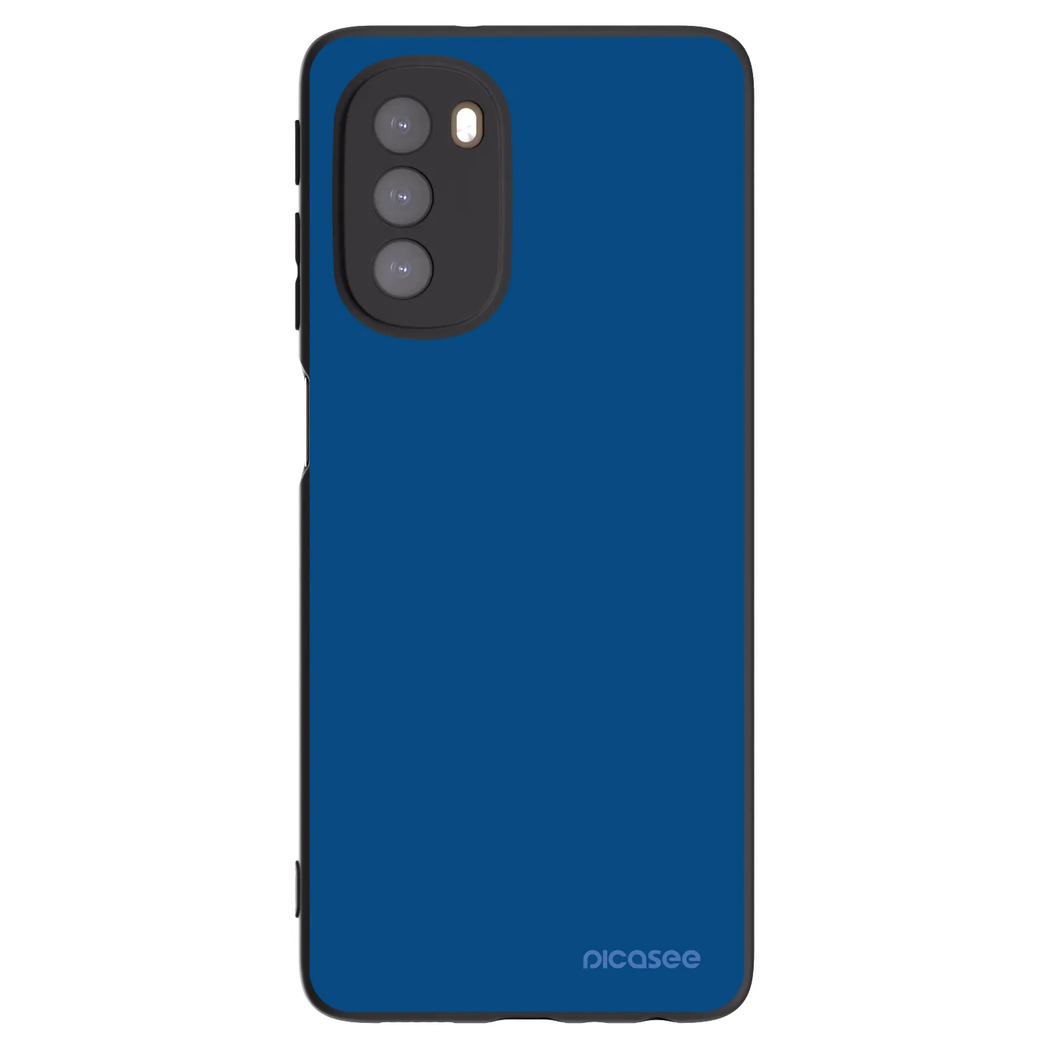 Picasee fekete szilikon tok az alábbi mobiltelefonokra Motorola Moto G51 - Navy Blue