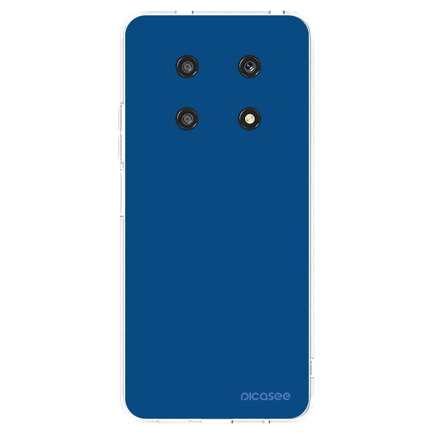 Picasee átlátszó szilikon tok az alábbi mobiltelefonokra Honor Magic4 Lite 5G - Navy Blue