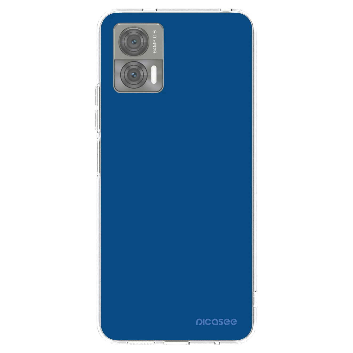 Picasee átlátszó szilikon tok az alábbi mobiltelefonokra Motorola Edge 30 Neo - Navy Blue