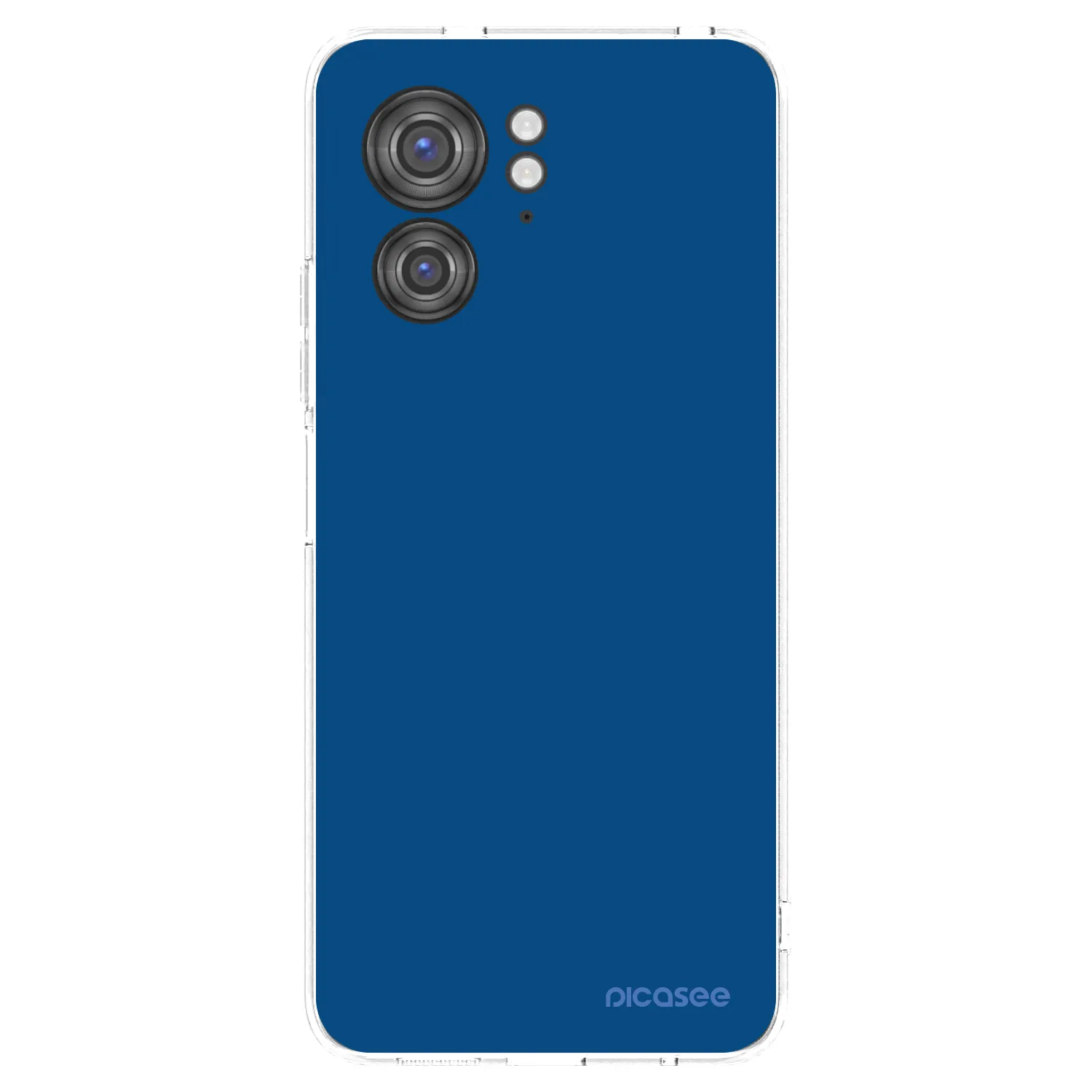 Picasee átlátszó szilikon tok az alábbi mobiltelefonokra Motorola Edge 40 - Navy Blue