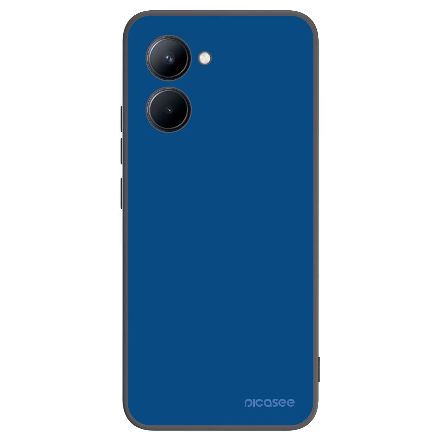 Picasee fekete szilikon tok az alábbi mobiltelefonokra Realme C33 (2023) - Navy Blue