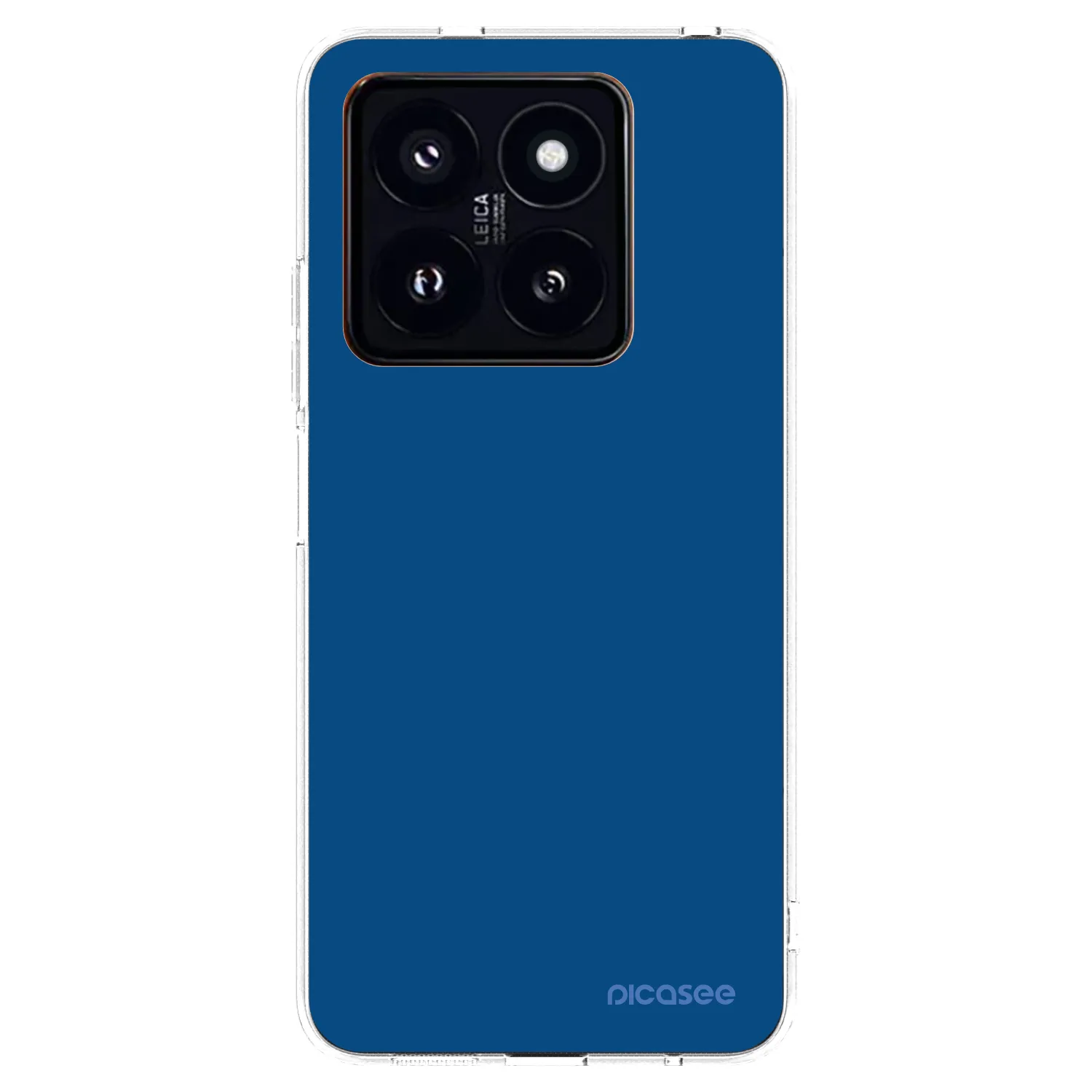 Picasee átlátszó szilikon tok az alábbi mobiltelefonokra Xiaomi 14 Pro - Navy Blue