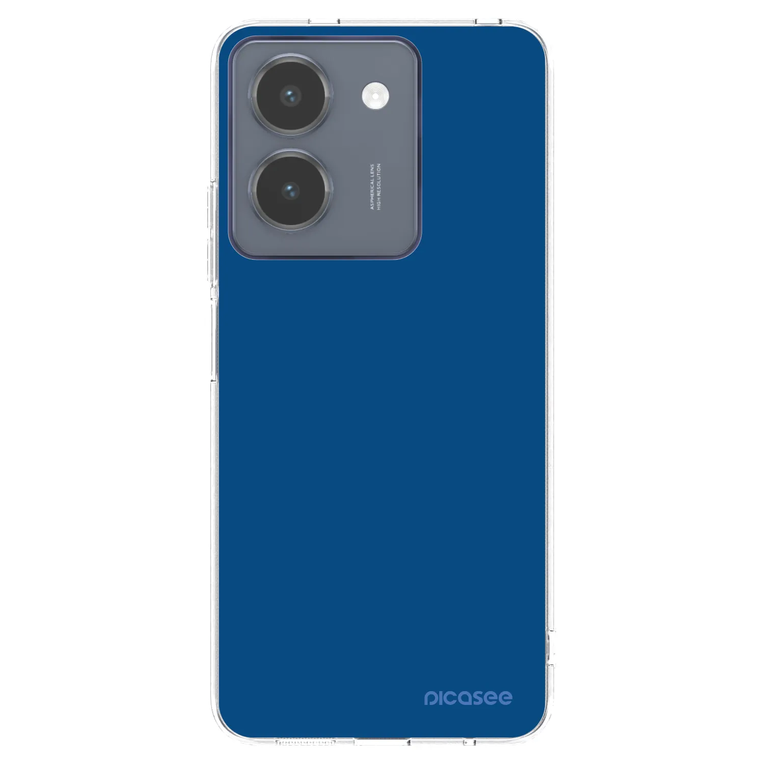 Picasee átlátszó szilikon tok az alábbi mobiltelefonokra Vivo Y36 4G - Navy Blue