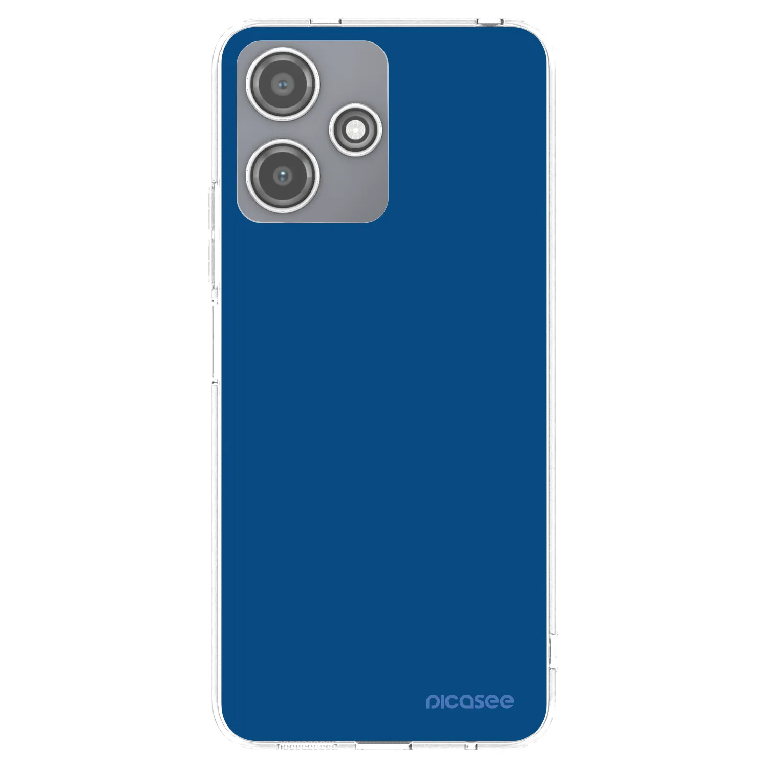 Picasee átlátszó szilikon tok az alábbi mobiltelefonokra Xiaomi Redmi 12 5G - Navy Blue