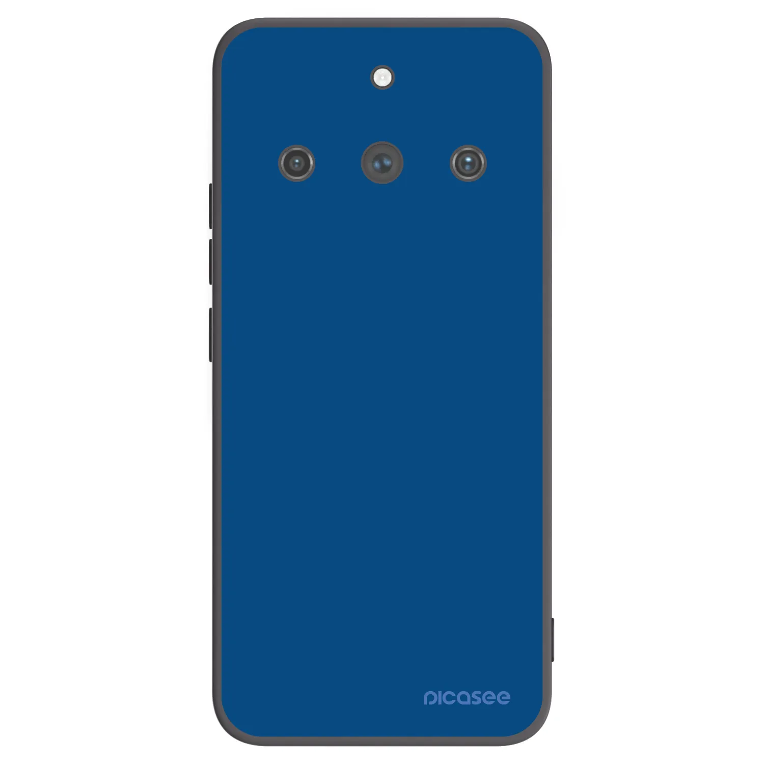 Picasee fekete szilikon tok az alábbi mobiltelefonokra Realme 11 Pro+ - Navy Blue