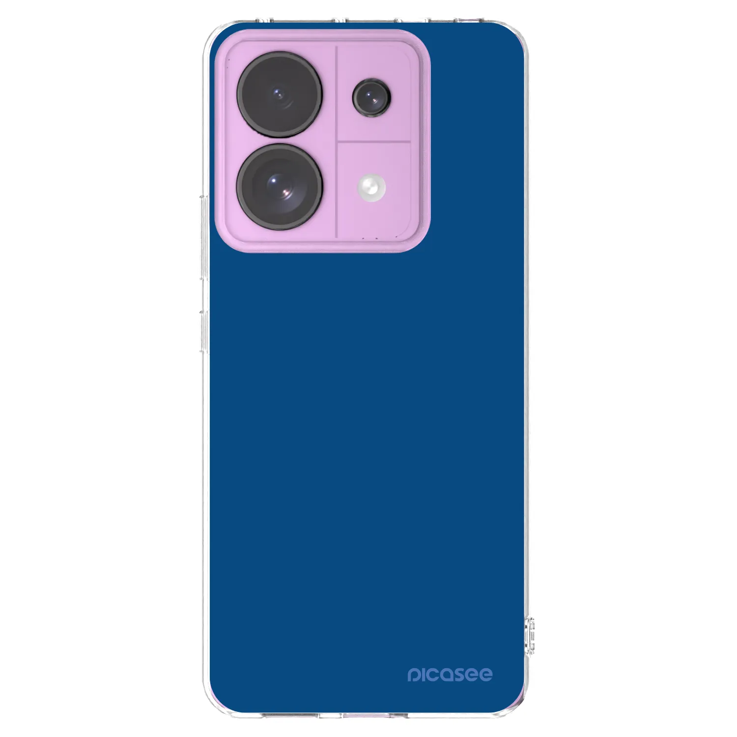 Picasee átlátszó szilikon tok az alábbi mobiltelefonokra Xiaomi Redmi Note 13 Pro 5G - Navy Blue