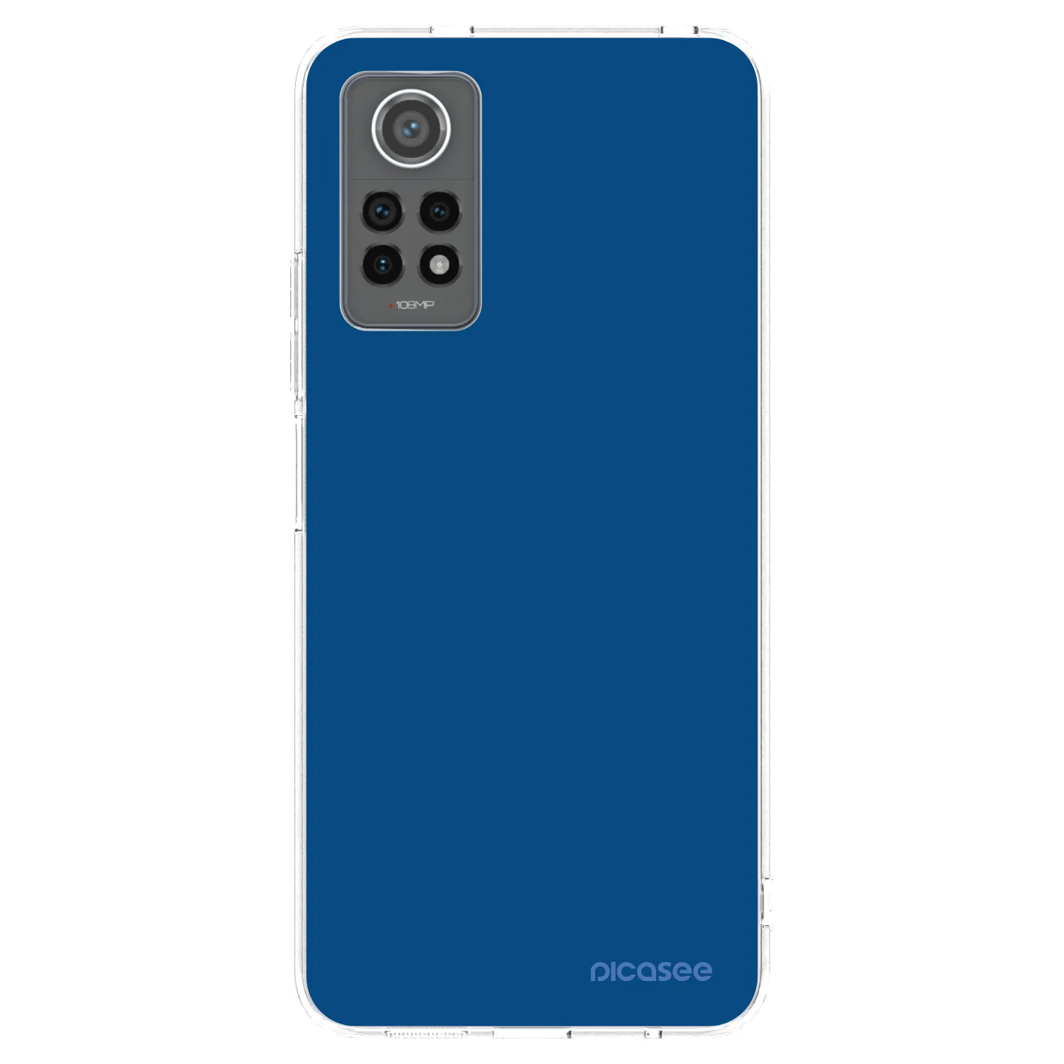 Picasee átlátszó szilikon tok az alábbi mobiltelefonokra Xiaomi Redmi Note 12 Pro 4G - Navy Blue