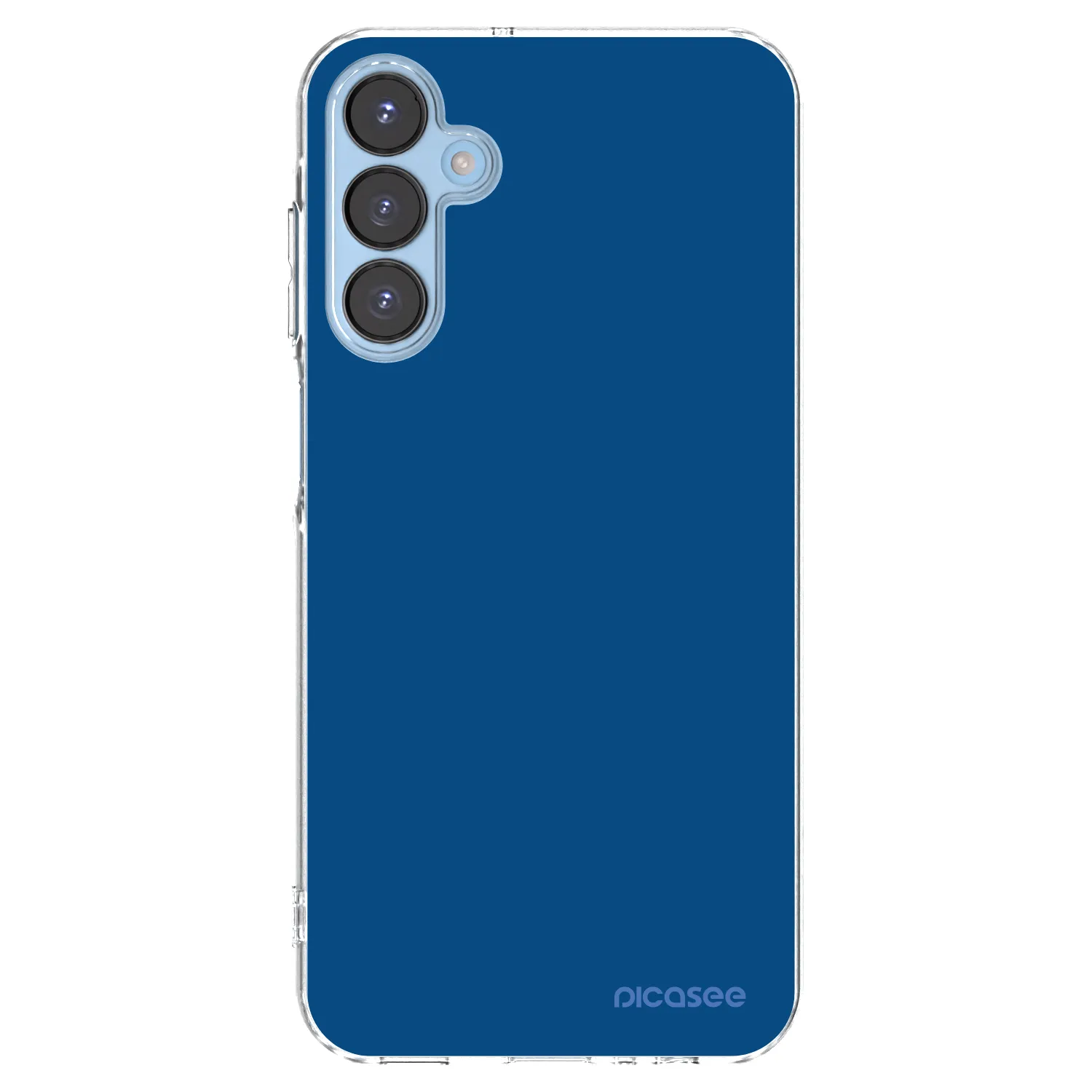 Picasee átlátszó szilikon tok az alábbi mobiltelefonokra Samsung Galaxy A15 A156B 5G - Navy Blue