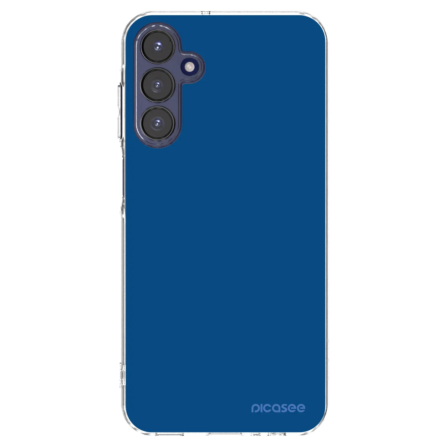 Picasee átlátszó szilikon tok az alábbi mobiltelefonokra Samsung Galaxy A15 A155F 4G - Navy Blue