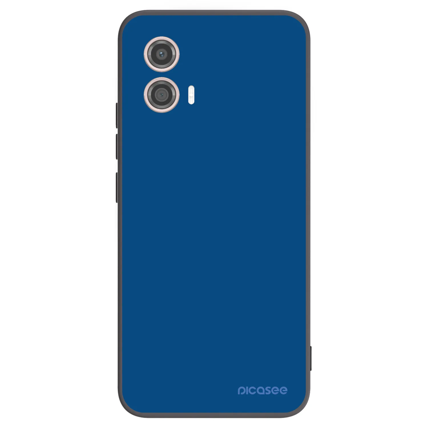 Picasee fekete szilikon tok az alábbi mobiltelefonokra Motorola Moto G53 5G - Navy Blue