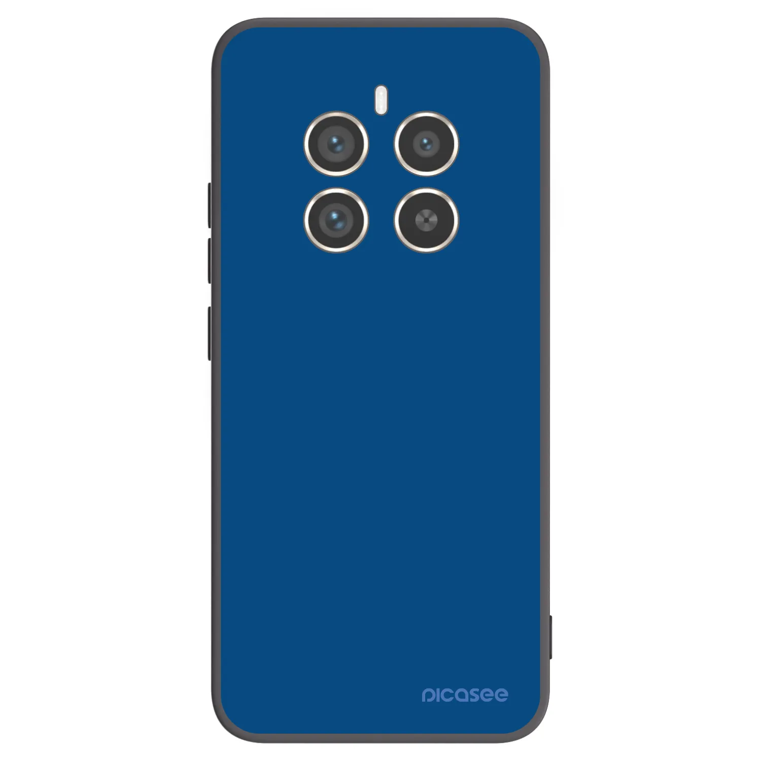 Picasee fekete szilikon tok az alábbi mobiltelefonokra Realme 12 Pro 5G - Navy Blue