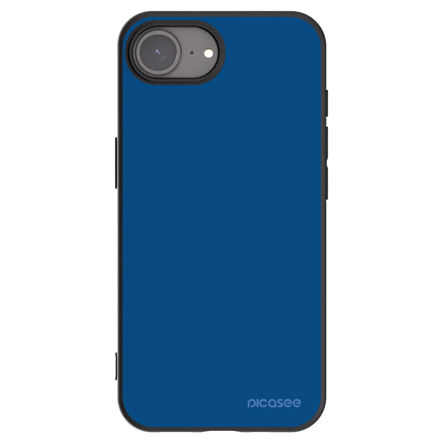 Picasee fekete szilikon tok az alábbi mobiltelefonokra Apple iPhone 16e - Navy Blue