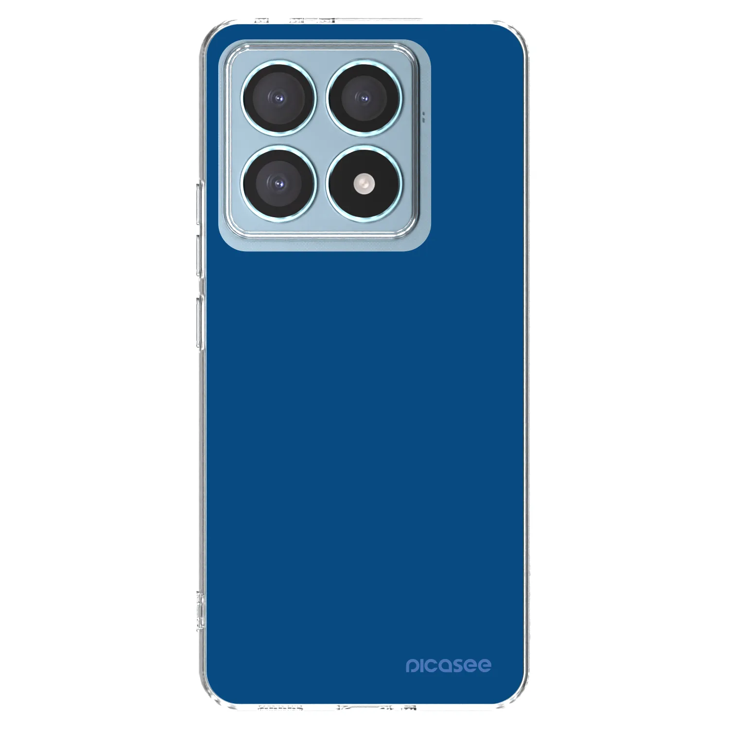 Picasee átlátszó szilikon tok az alábbi mobiltelefonokra Xiaomi 14T Pro - Navy Blue