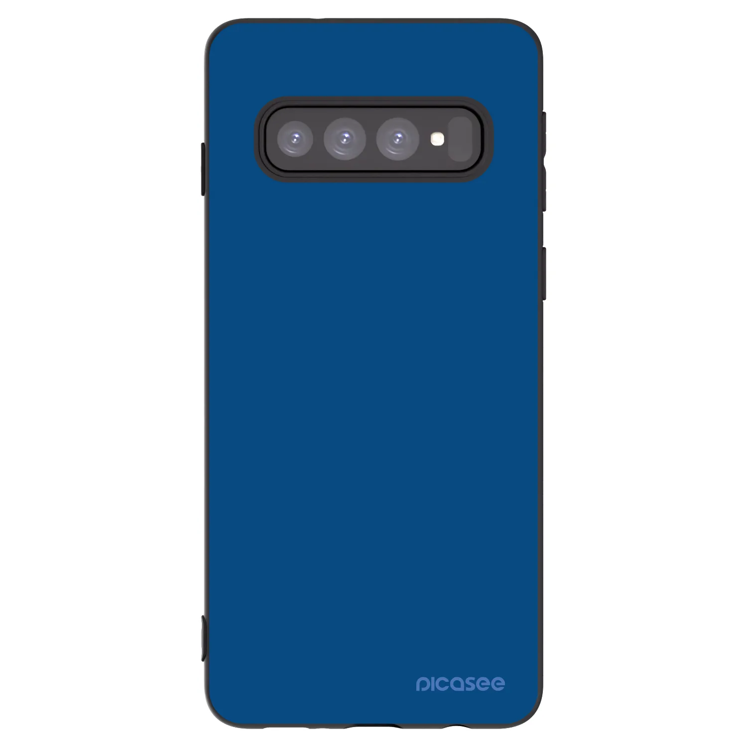 Picasee fekete szilikon tok az alábbi mobiltelefonokra Samsung Galaxy S10 G973 - Navy Blue