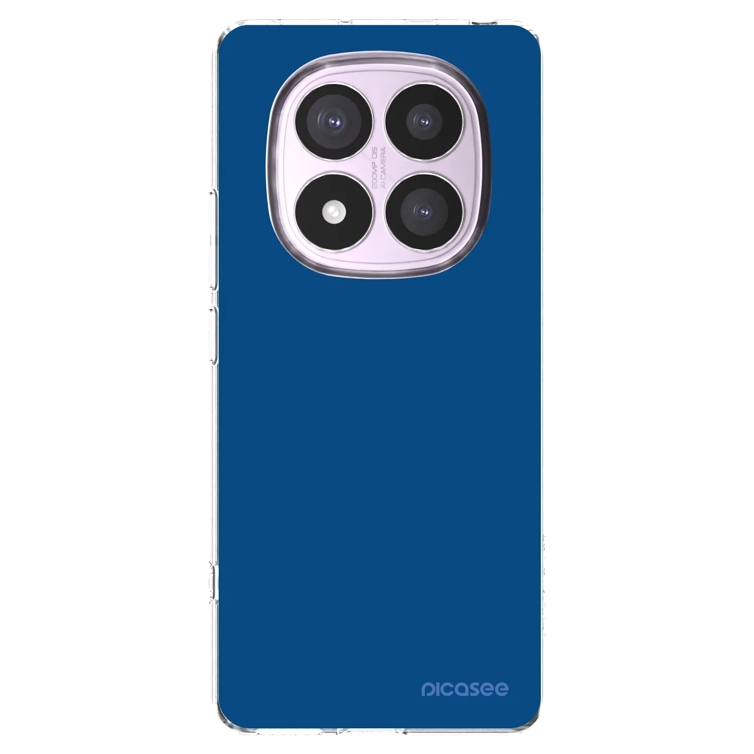 Picasee átlátszó szilikon tok az alábbi mobiltelefonokra Xiaomi Redmi Note 14 Pro 5G - Navy Blue