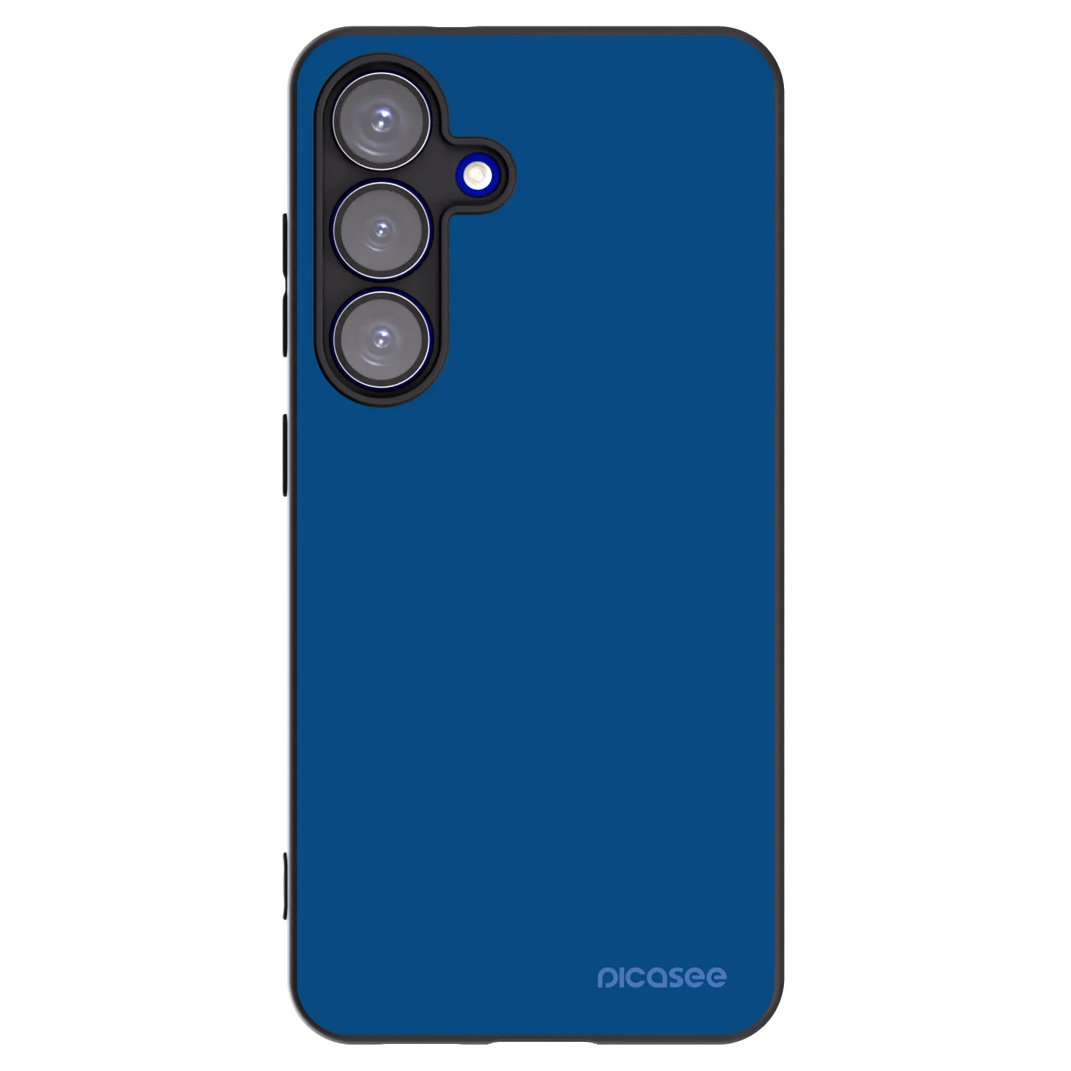 Picasee fekete szilikon tok az alábbi mobiltelefonokra Samsung Galaxy S25 5G - Navy Blue
