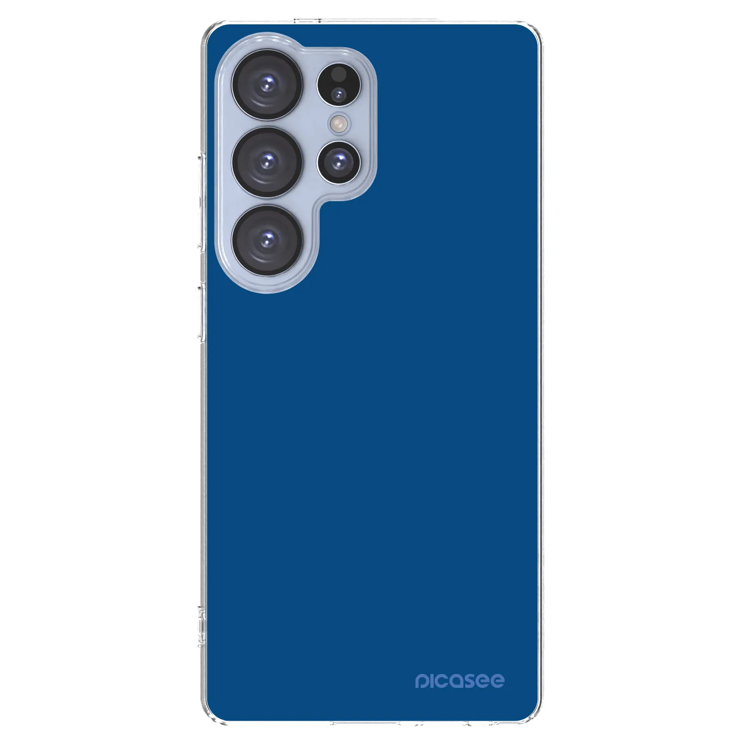 Picasee átlátszó szilikon tok az alábbi mobiltelefonokra Samsung Galaxy S25 Ultra 5G - Navy Blue