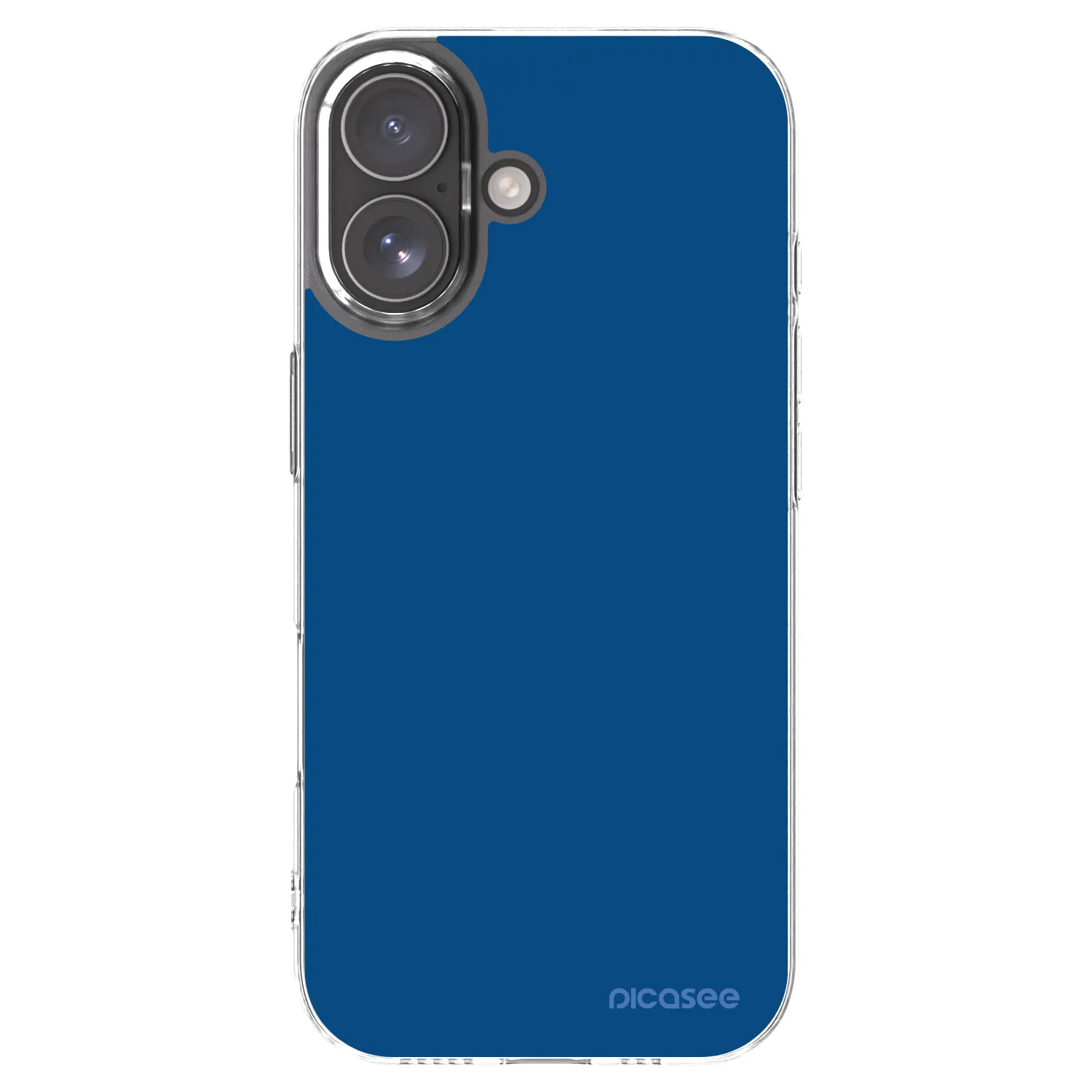 Picasee átlátszó szilikon tok az alábbi mobiltelefonokra Apple iPhone 17 - Navy Blue
