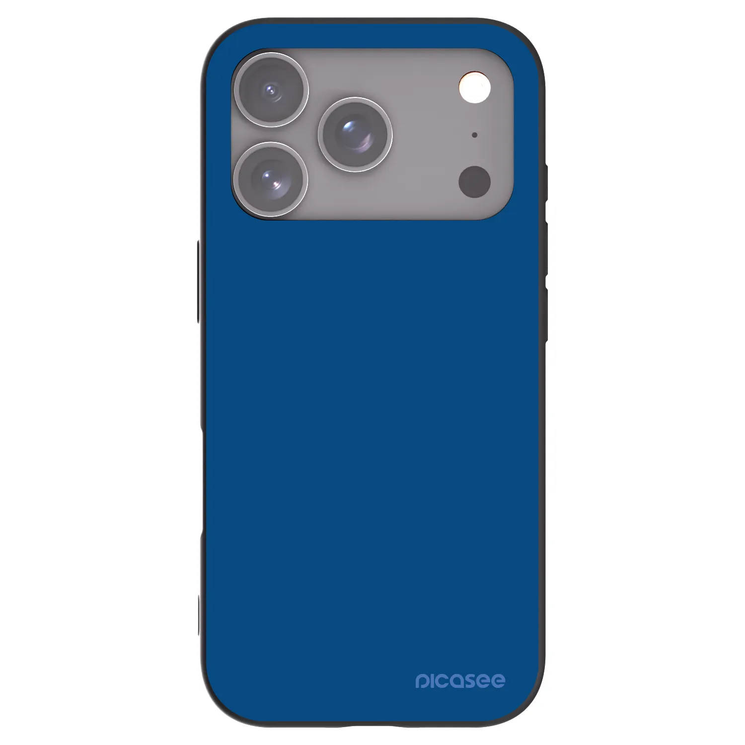 Picasee fekete szilikon tok az alábbi mobiltelefonokra Apple iPhone 17 Pro - Navy Blue