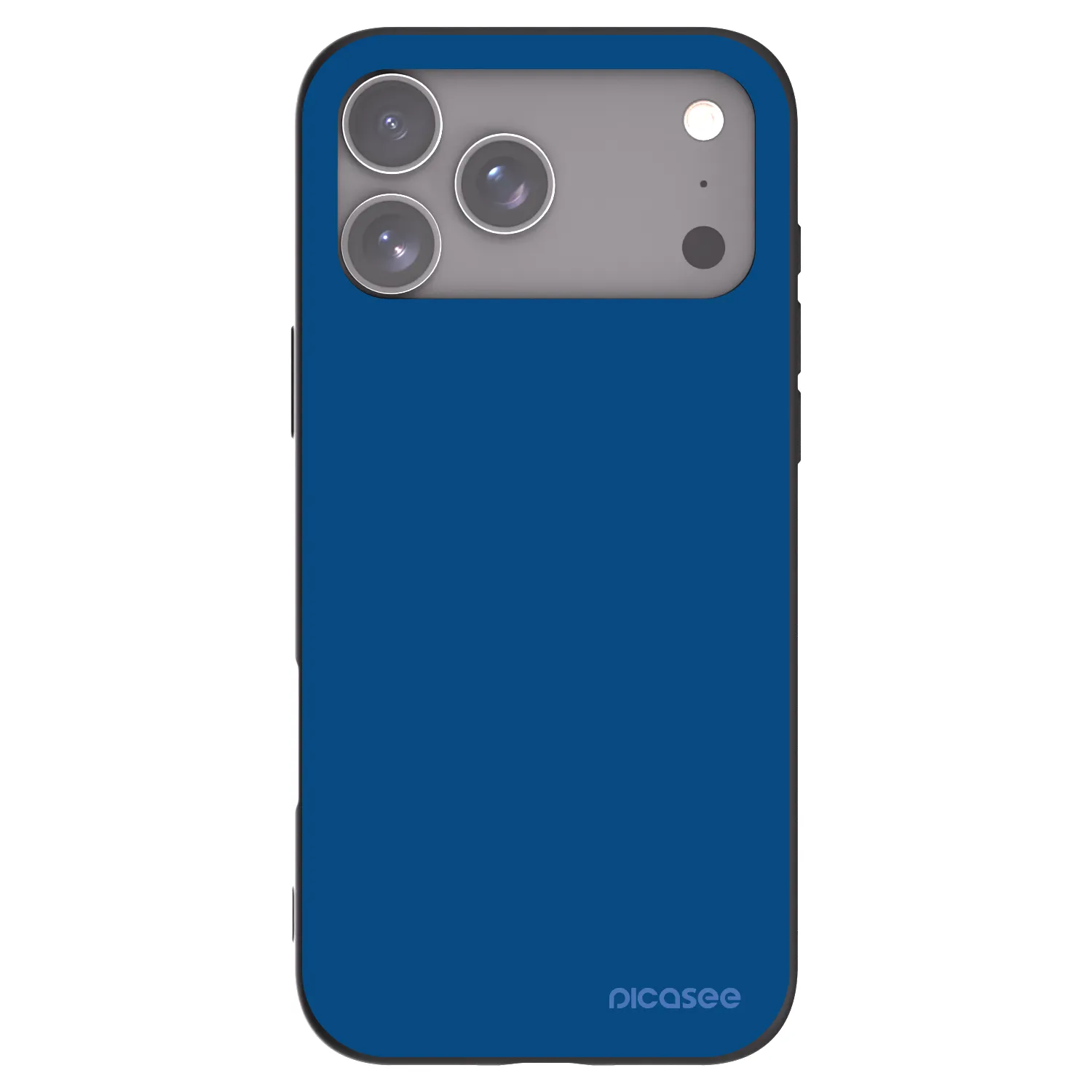 Picasee fekete szilikon tok az alábbi mobiltelefonokra Apple iPhone 17 Pro Max - Navy Blue
