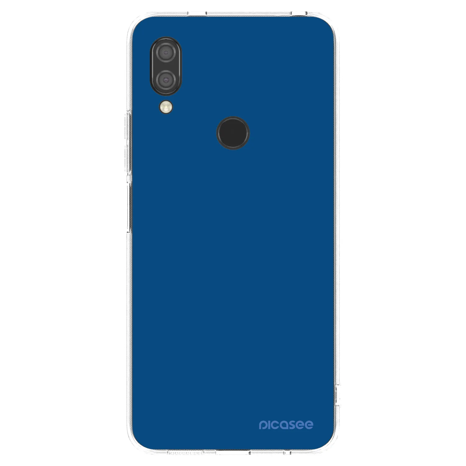 Picasee átlátszó szilikon tok az alábbi mobiltelefonokra Xiaomi Redmi 7 - Navy Blue