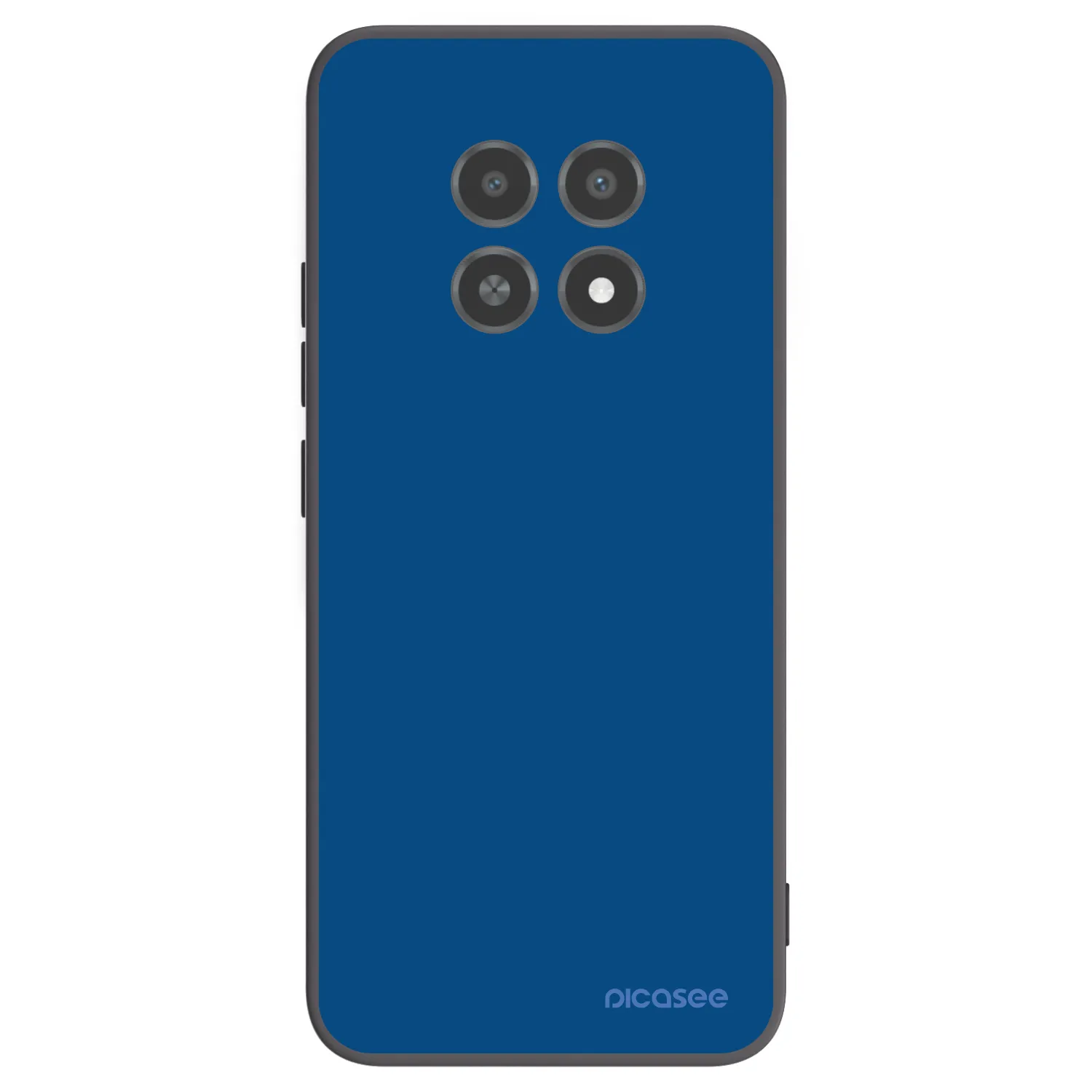 Picasee fekete szilikon tok az alábbi mobiltelefonokra Realme 12X - Navy Blue
