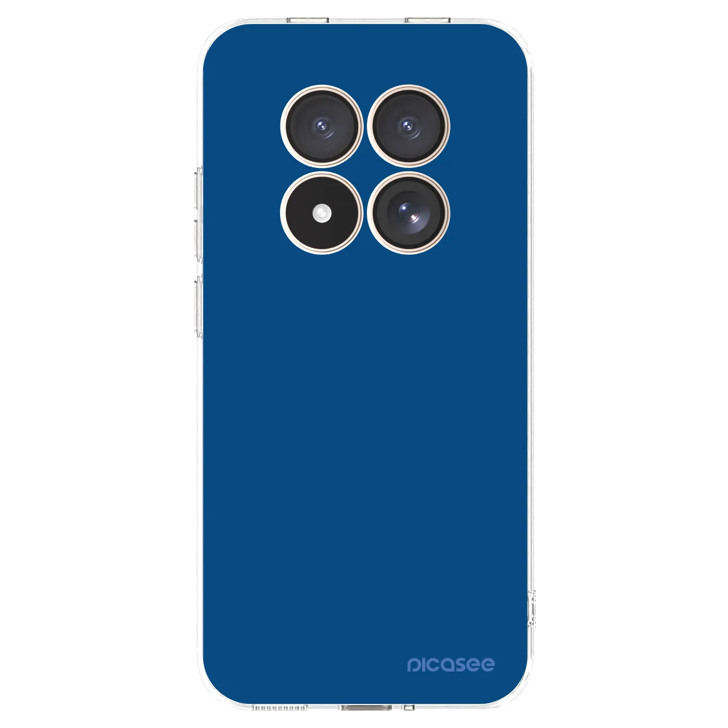 Picasee átlátszó szilikon tok az alábbi mobiltelefonokra Xiaomi Redmi Note 15 Pro 4G - Navy Blue