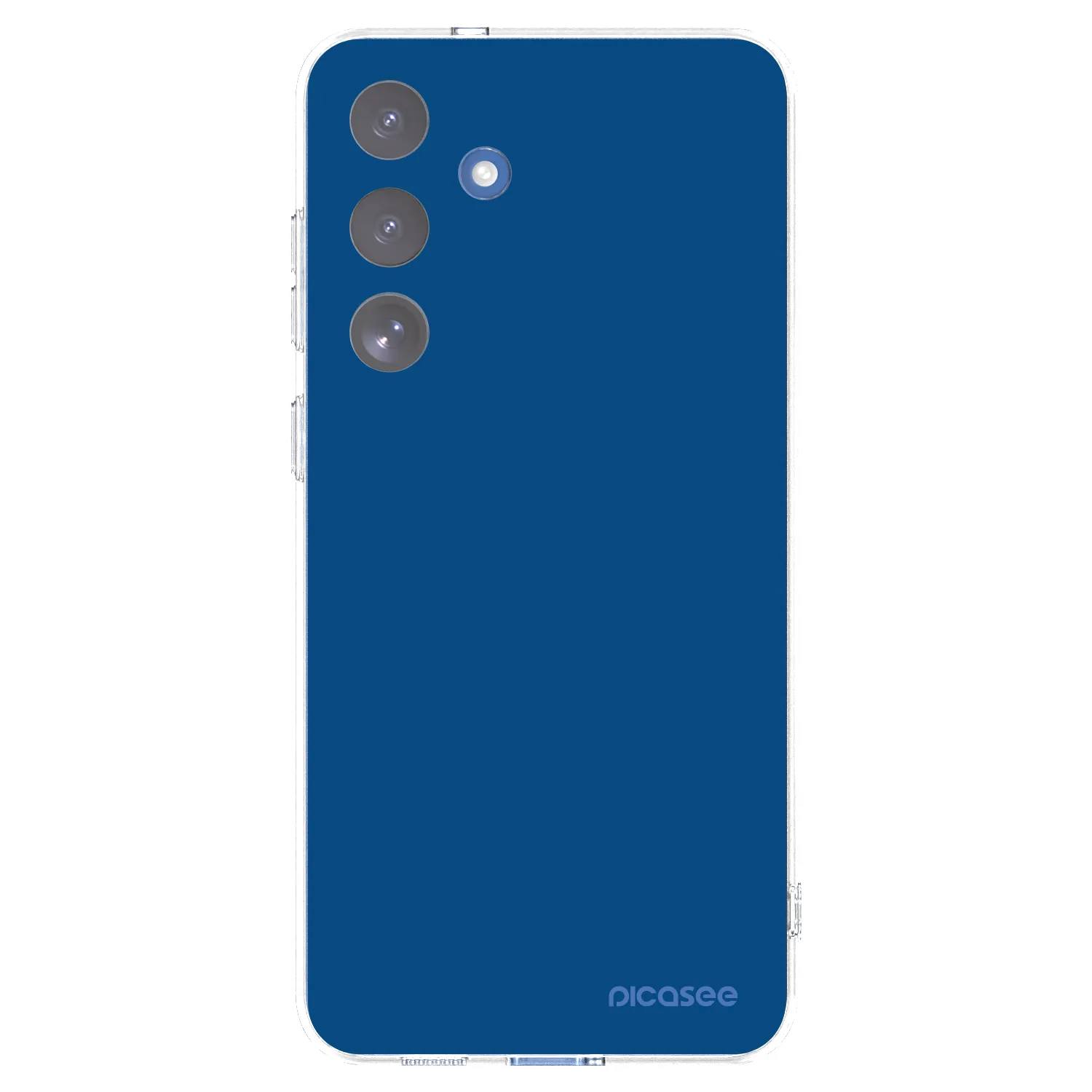 Picasee átlátszó szilikon tok az alábbi mobiltelefonokra Samsung Galaxy S25 FE 5G - Navy Blue