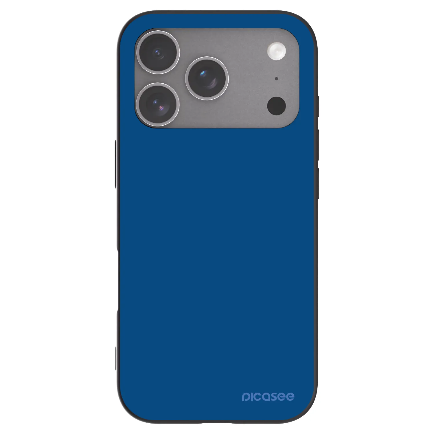 Picasee fekete szilikon tok az alábbi mobiltelefonokra Apple iPhone 18 Pro - Navy Blue