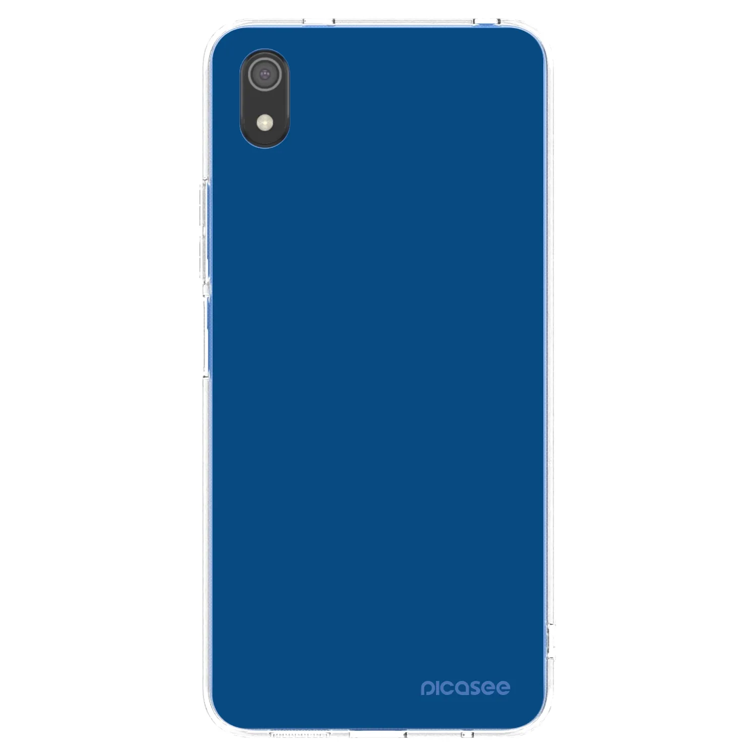 Picasee átlátszó szilikon tok az alábbi mobiltelefonokra Xiaomi Redmi 7A - Navy Blue