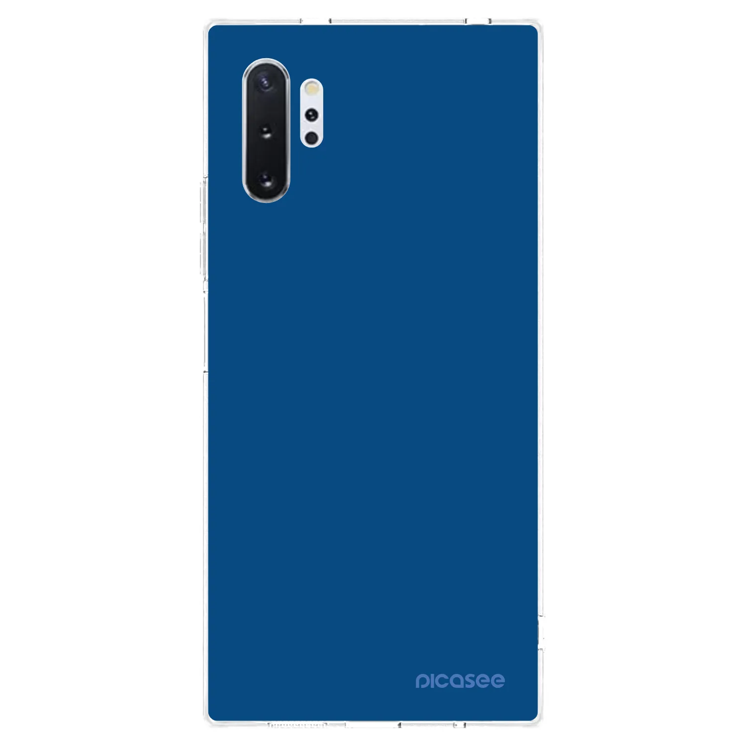 Picasee átlátszó szilikon tok az alábbi mobiltelefonokra Samsung Galaxy Note 10+ N975F - Navy Blue