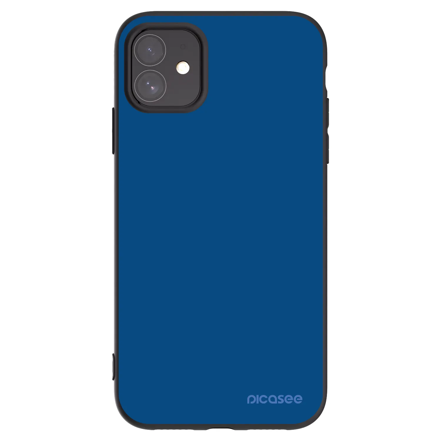 Picasee fekete szilikon tok az alábbi mobiltelefonokra Apple iPhone 11 - Navy Blue