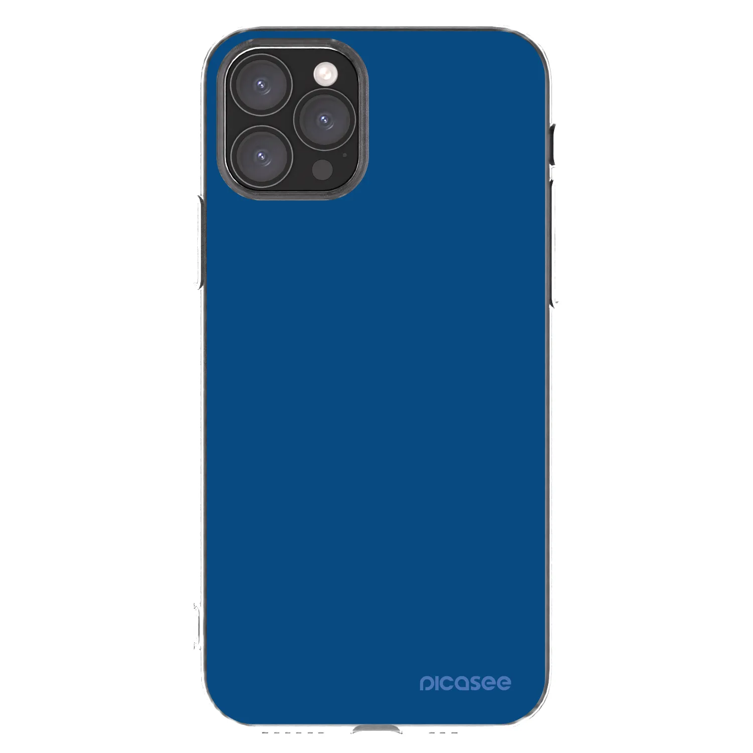 Picasee átlátszó szilikon tok az alábbi mobiltelefonokra Apple iPhone 11 Pro - Navy Blue